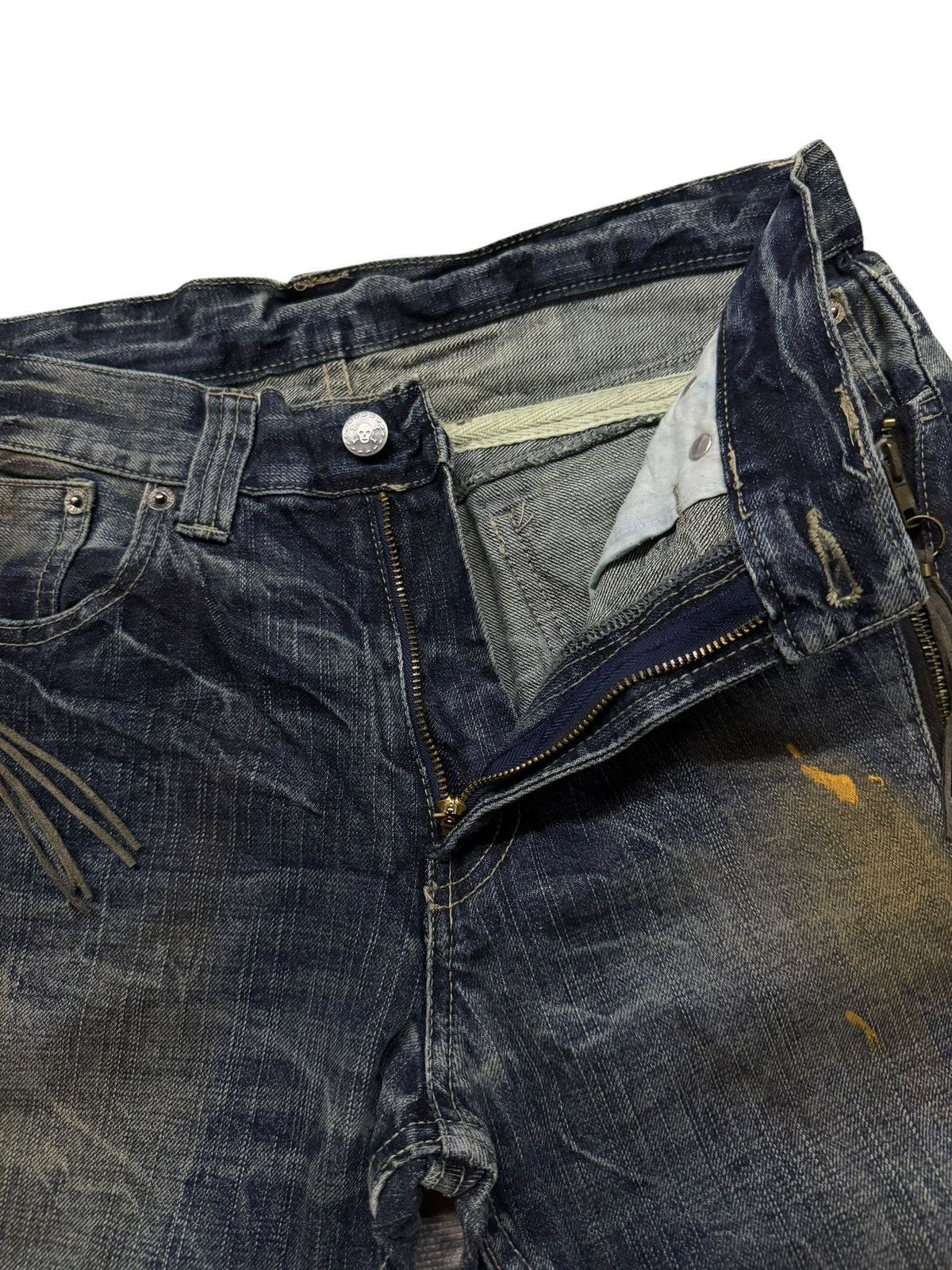 Japanese Brand Vintage Japanese Brand Skull Archive Y2K | Bootcut Fit | W31 Size US 31 - 9 Thumbnail