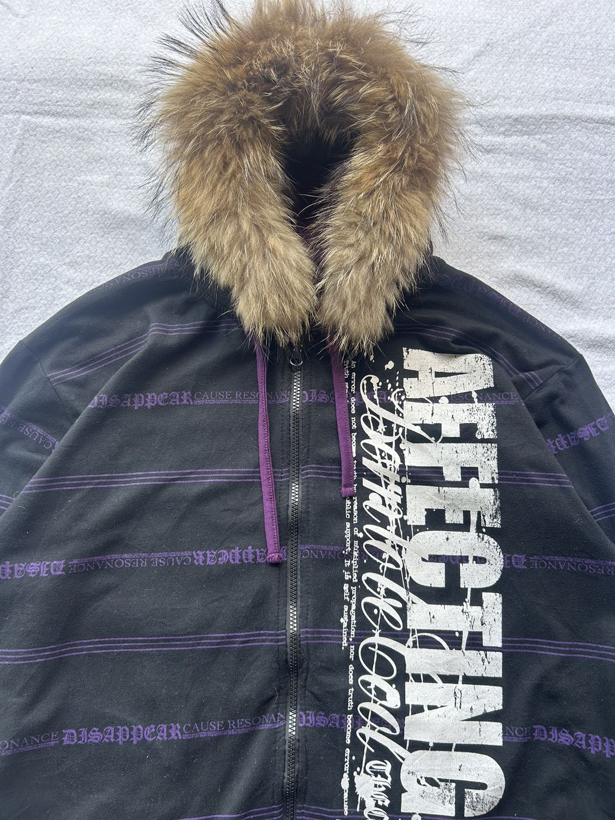 Japanese Brand Japanese Fur Hoodie Poem Time Step Ifsixwasnine lgb Size US L / EU 52-54 / 3 - 8 Thumbnail