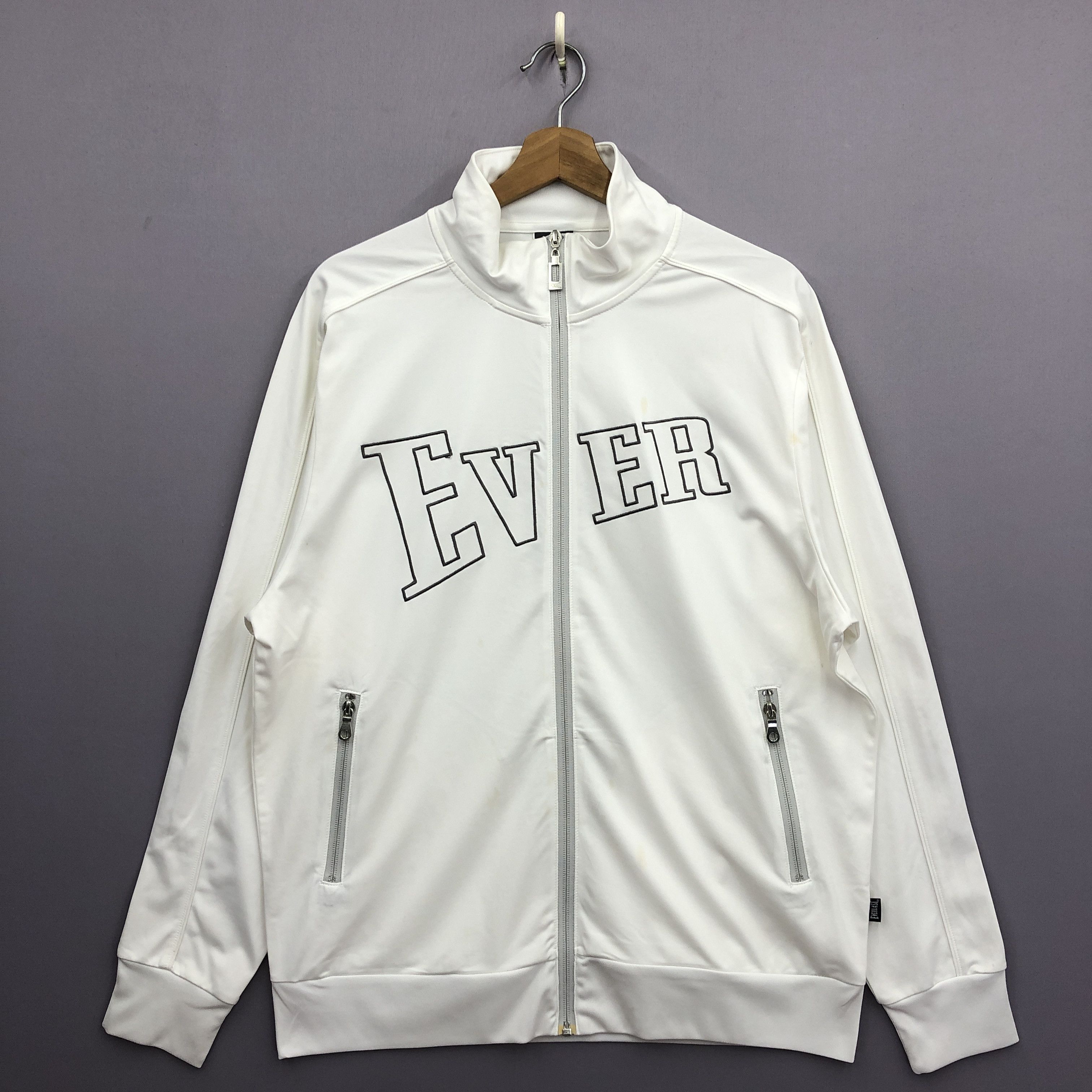Everlast × Vintage Vintage Everlast Sweater Zipper Track Top Sweatshirt Jumper Size US L / EU 52-54 / 3 - 1 Thumbnail