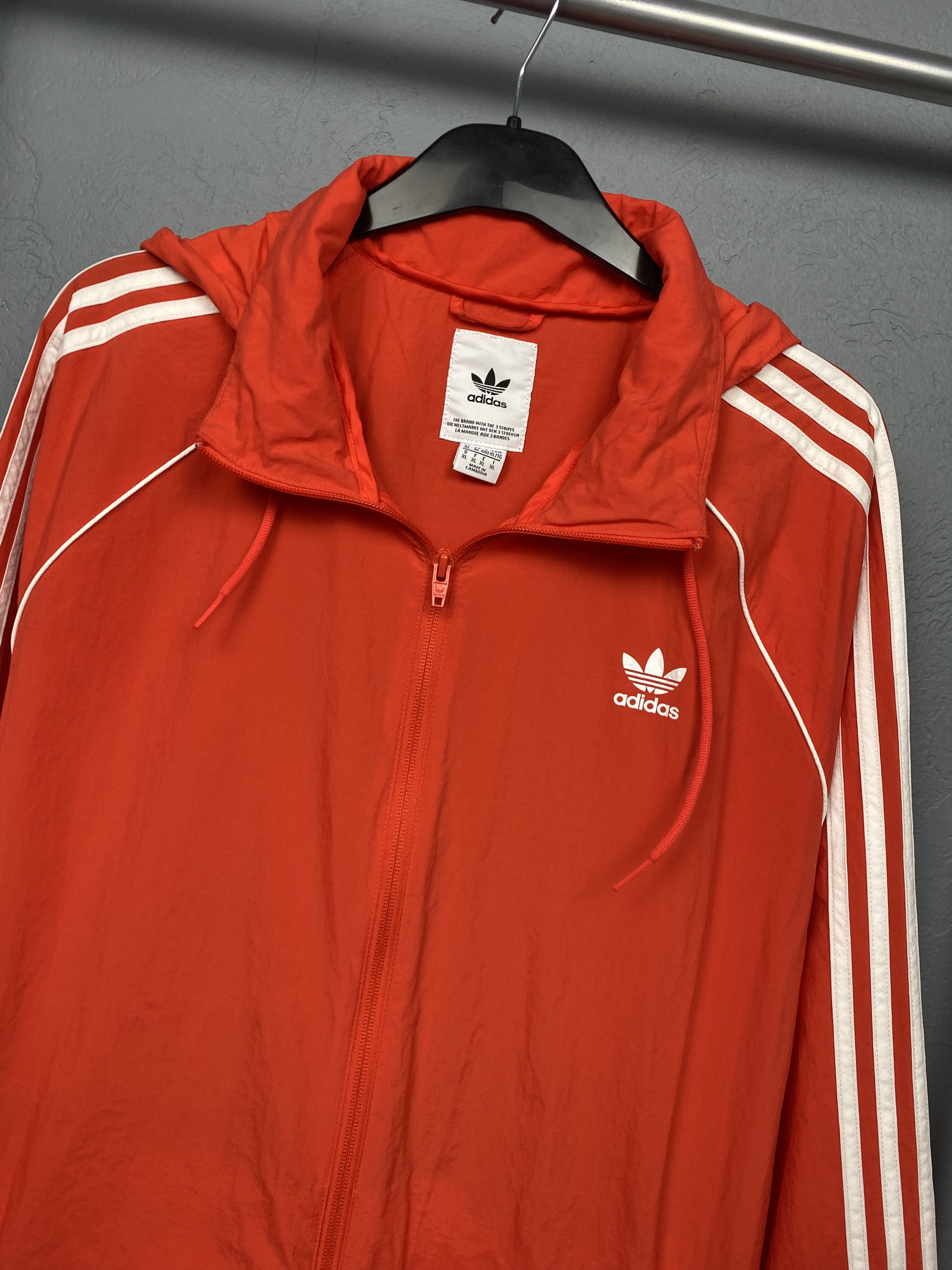 Adidas Adidas Mens Nylon Jacket Size US XL / EU 56 / 4 - 2 Thumbnail