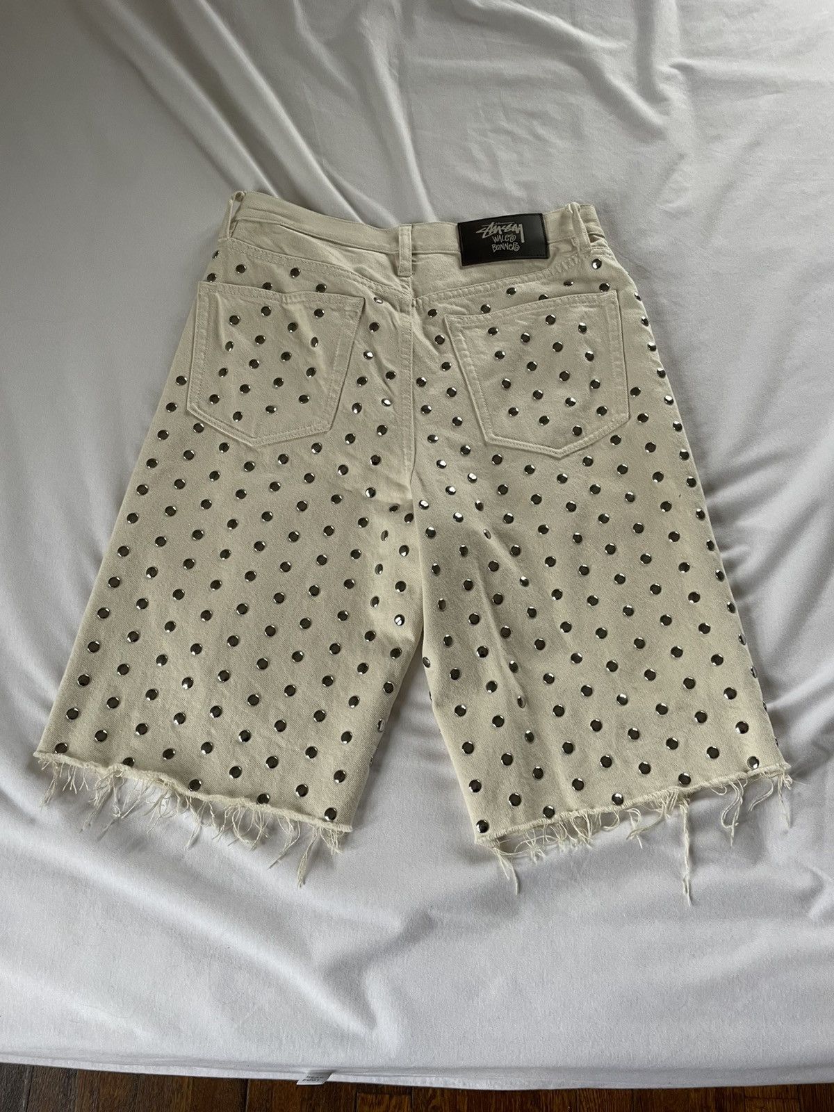 Stussy × Wales Bonner Stussy x Wales Bonner Studded Shorts - FW25 Size US 30 / EU 46 - 16 Thumbnail