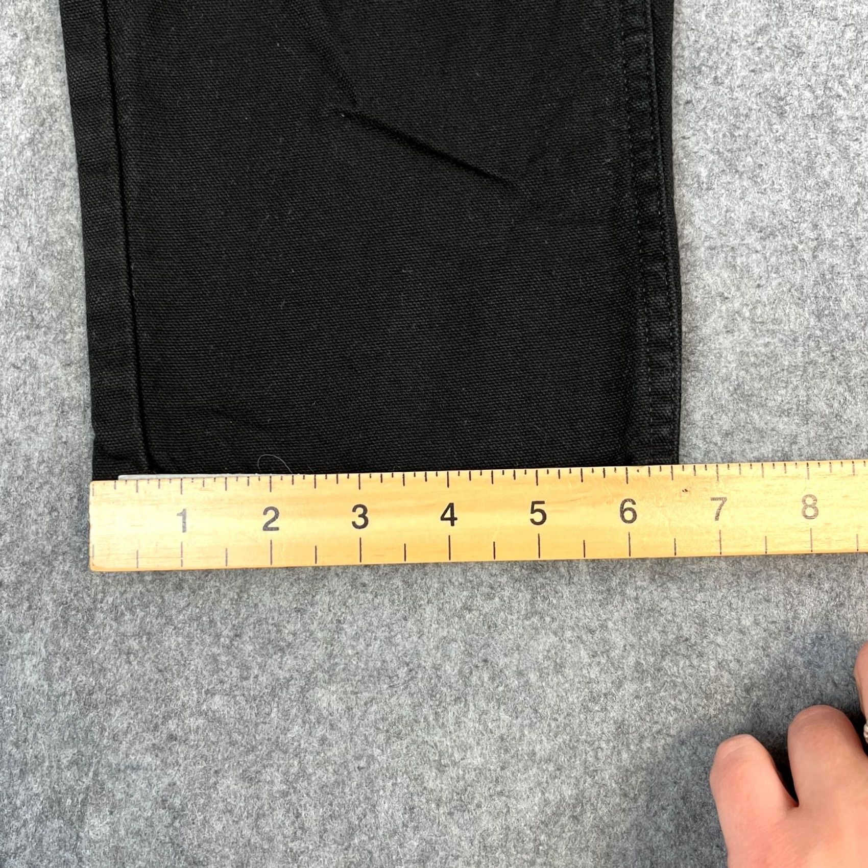 Carhartt Carhartt Womens Jeans Boyfriend Tapered 27 30 UK 8 Dark Black Denim 5-Pocket Regular Fit High Rise Size 30" / US 8 / IT 44 - 3 Thumbnail