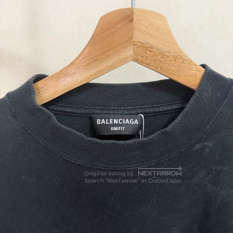 Balenciaga Balenciaga Lightning Letter Pattern Round Neck Short Sleev Size US S / EU 44-46 / 1 - 3 Thumbnail