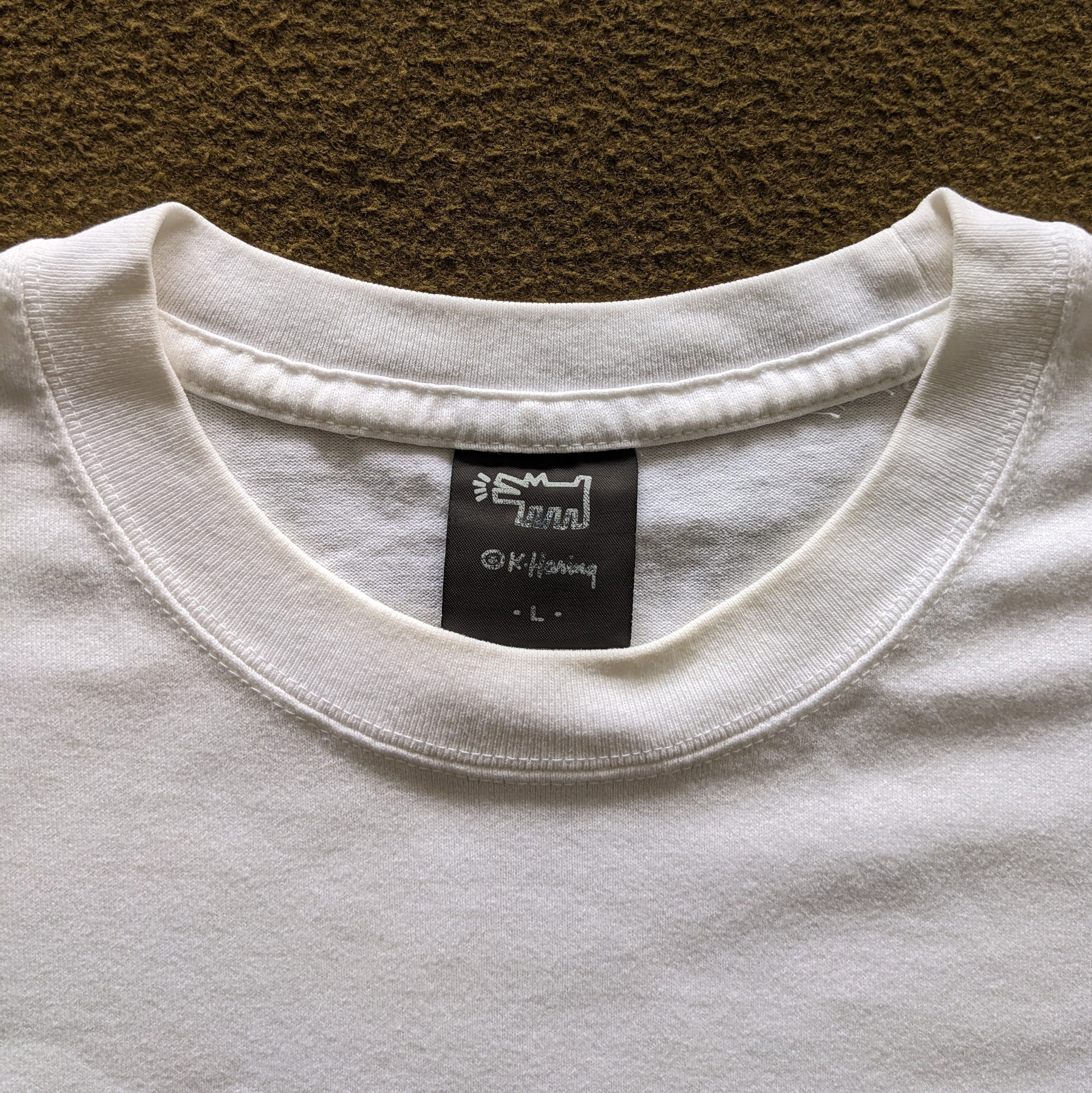 Keith Haring × Uniqlo Vintage Keith Haring x Uniqlo American Art T-shirt Size US L / EU 52-54 / 3 - 5 Thumbnail