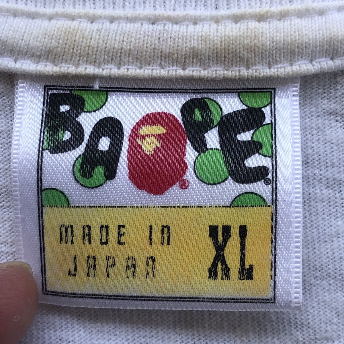 Bape × Nigo OG A Bathing Ape Face Camo Tshirts Size US L / EU 52-54 / 3 - 6 Thumbnail
