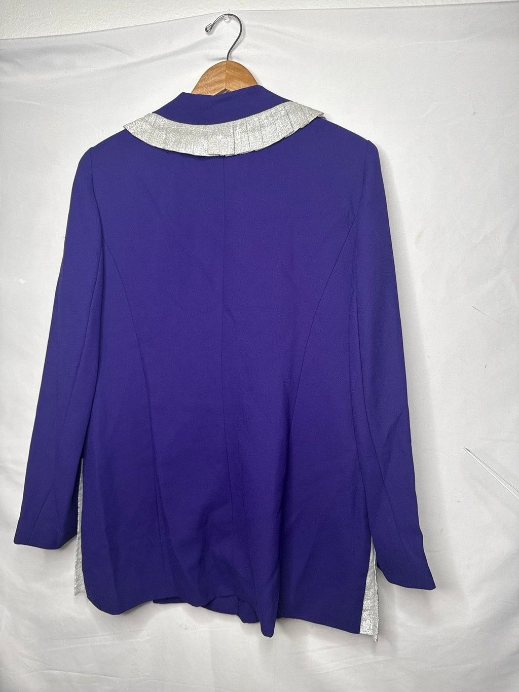 Other VINTAGE Night Studio New York purple w/ silver blazer sz 14 Size XL / US 12-14 / IT 48-50 - 7 Thumbnail