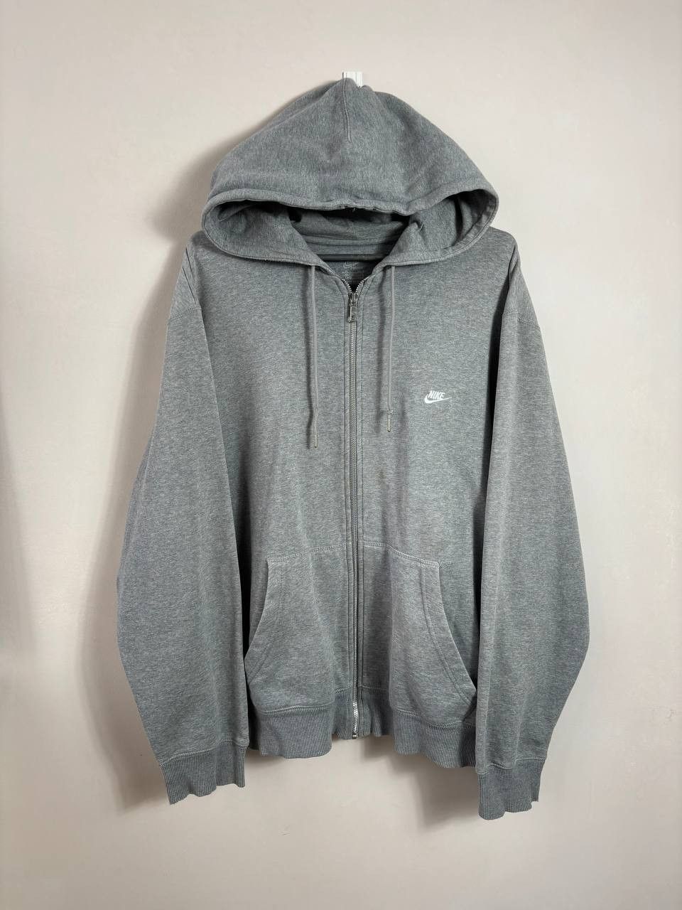 Nike Nike Baggy Oversized Bazed Gray Hoodie Size US XL / EU 56 / 4 - 2 Thumbnail