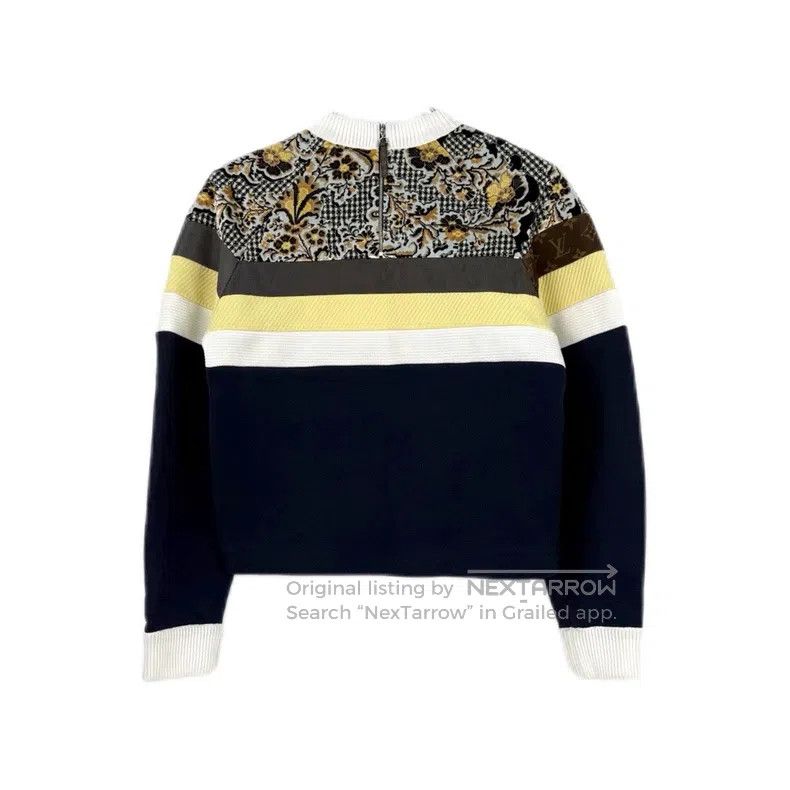 Louis Vuitton Louis Vuitton Blue and yellow flower badge logo sweatshirt Size XS / US 0-2 / IT 36-38 - 2 Thumbnail