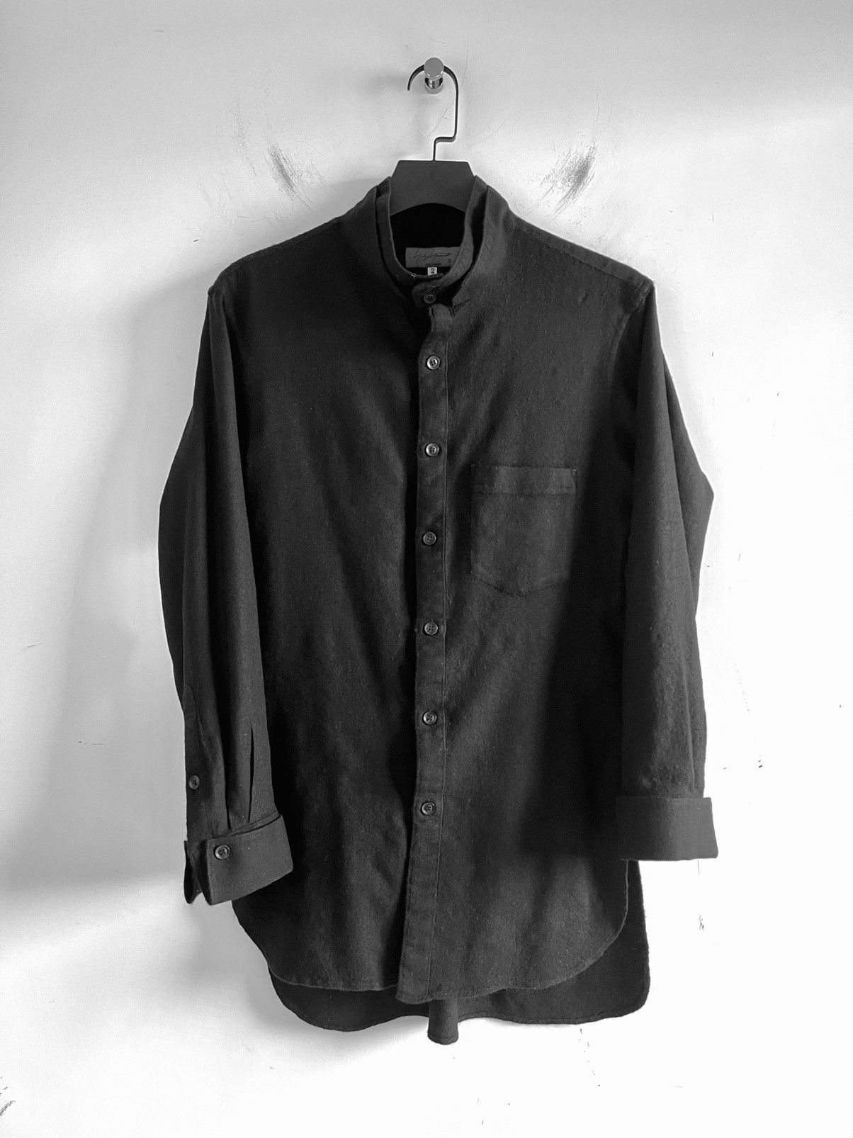 Yohji Yamamoto Yohji Yamamoto Pour Homme WOOL VIYELLA DOUBLE STAND BLOUSE Size US M / EU 48-50 / 2 - 1 Thumbnail