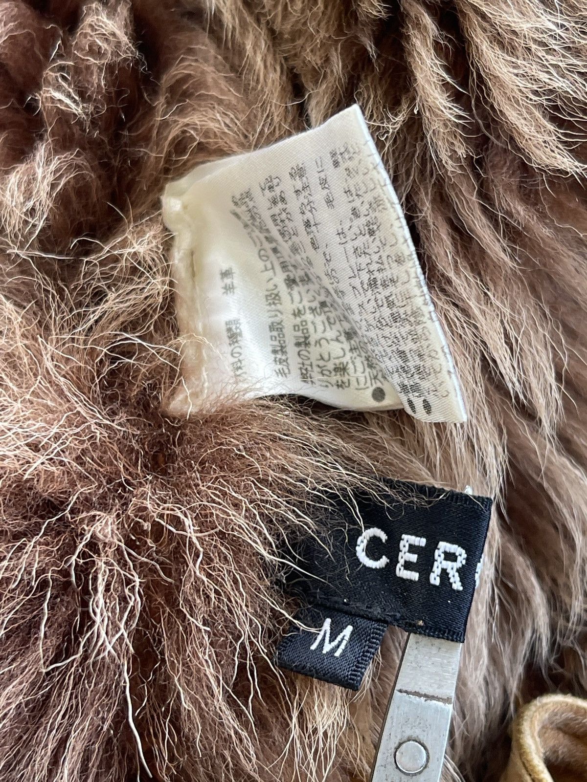Vintage Cerchio Lambskin Suede Leather Fur Jacket Size M / US 6-8 / IT 42-44 - 15 Thumbnail