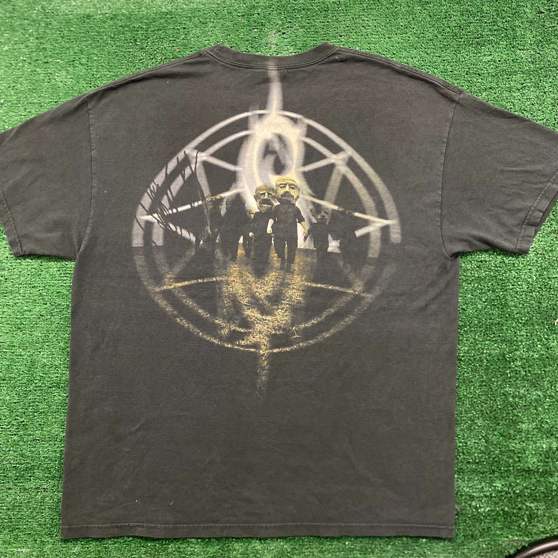 Band Tees Vintage Y2K Slipknot All Hope Is Gone Metal Band T-Shirt Size US XL / EU 56 / 4 - 5 Thumbnail