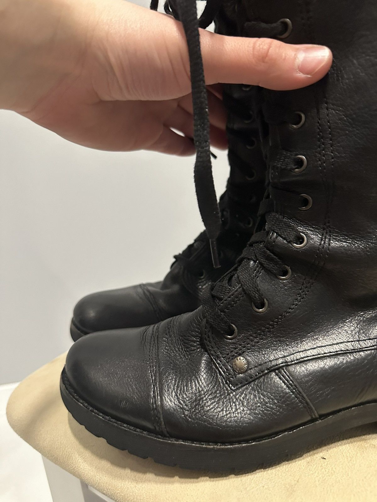 A.S.98 A.S.98 Type Avant Garde Leather High Boots Gothic Punk Size US 8 / IT 38 - 8 Thumbnail