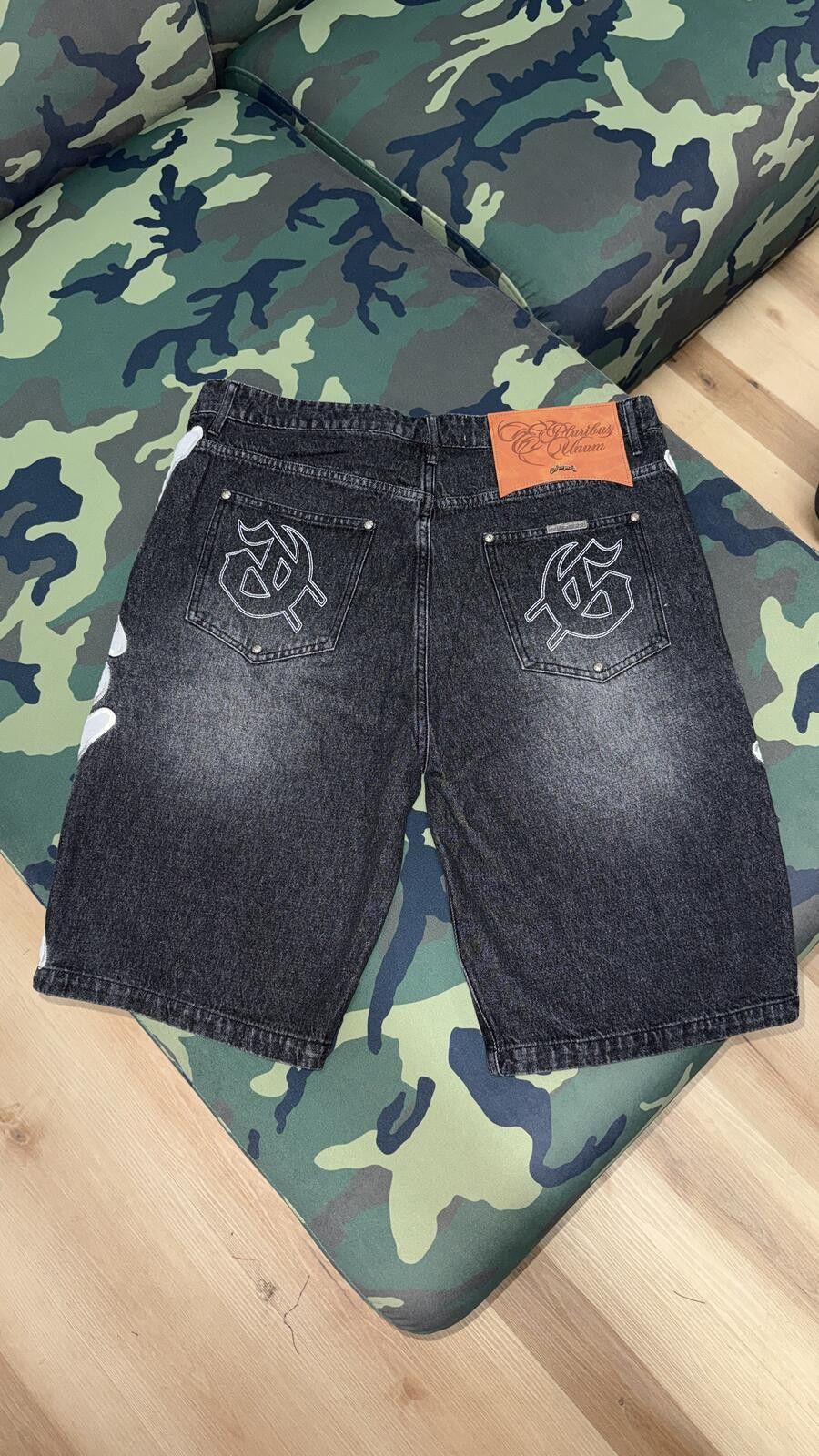 Godspeed Godspeed Black Fémur Denim Shorts Size US 34 / EU 50 - 3 Thumbnail