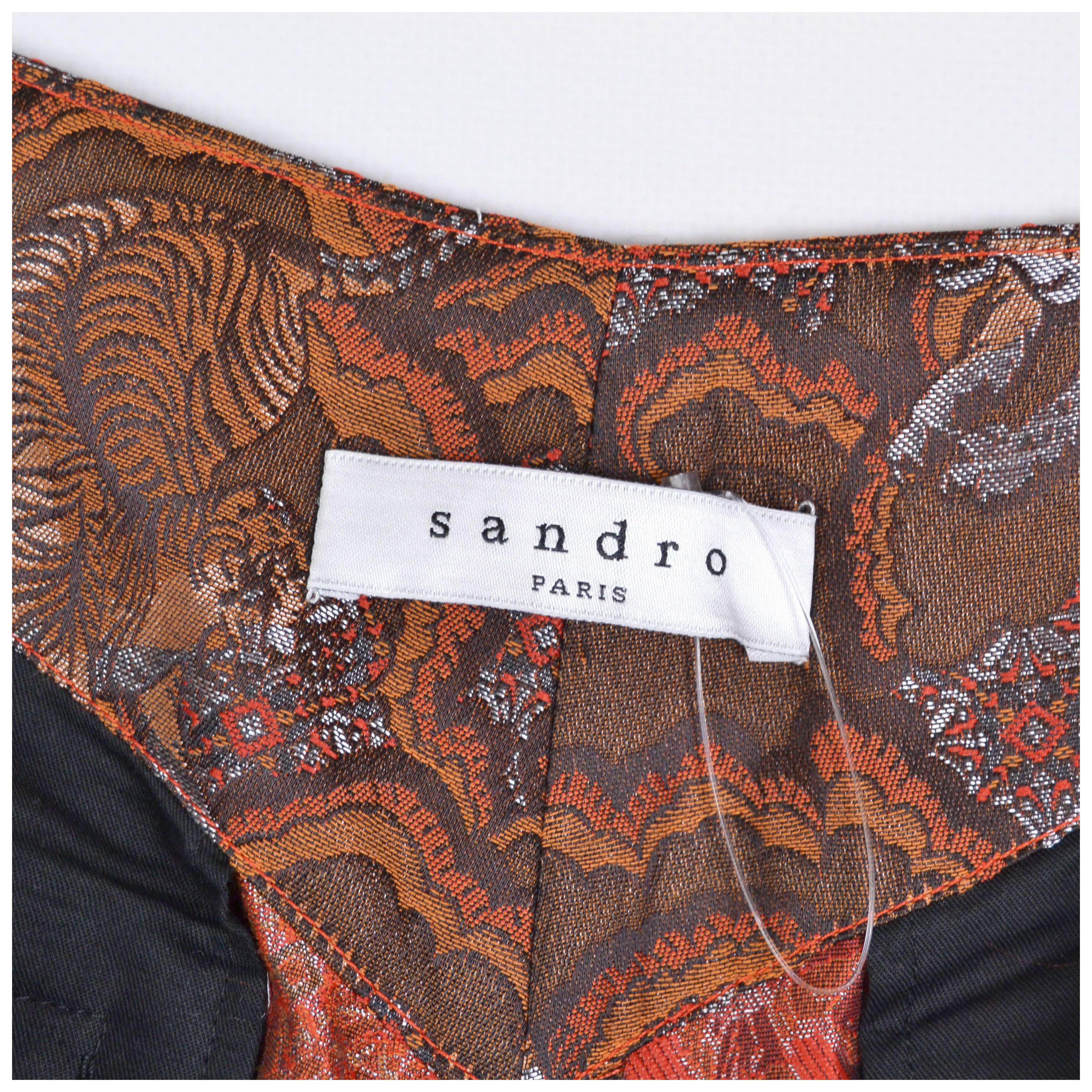 Japanese Brand × Sandro Sandro Chinagirl Multicolore Tiger Printed Japanese Shorts Size 28" / US 6 / IT 42 - 13 Thumbnail