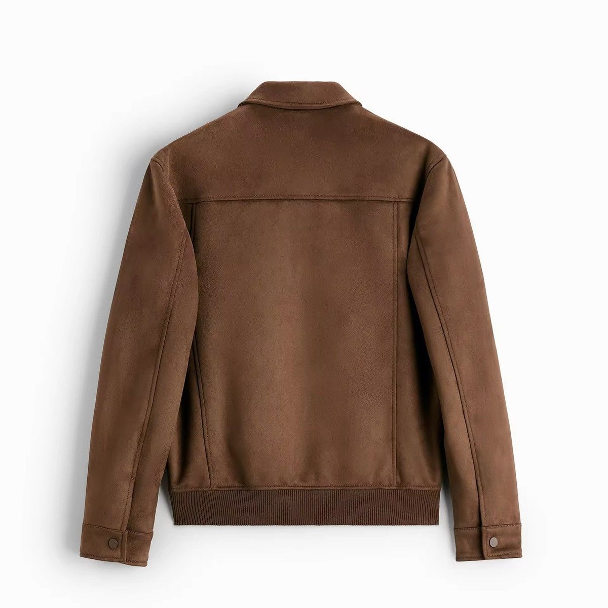 Other Casual Suede Slim Retro Coat Jacket Size US M / EU 48-50 / 2 - 4 Thumbnail