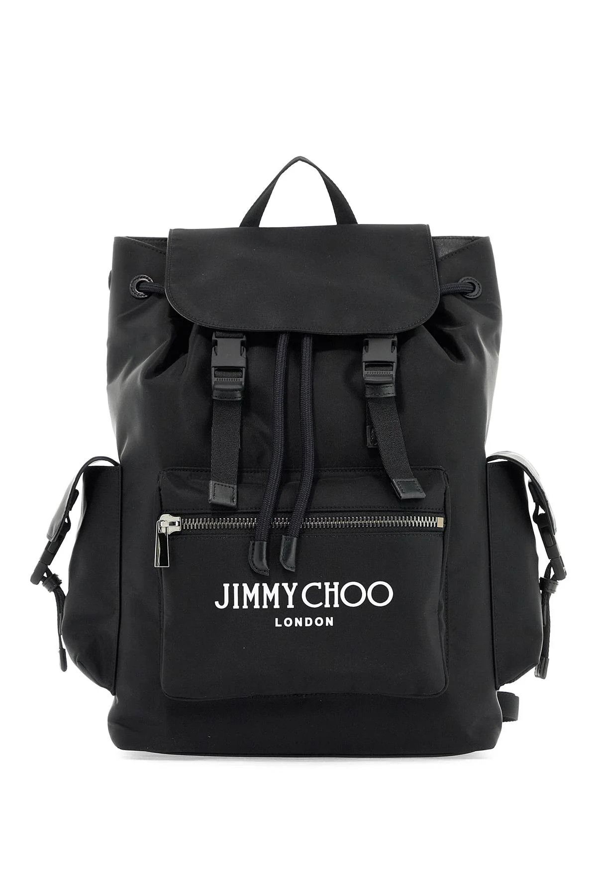 Jimmy Choo o1s22i1n1024 Size: OS / Nylon Filmore Backpack in Black Size ONE SIZE - 1 Thumbnail