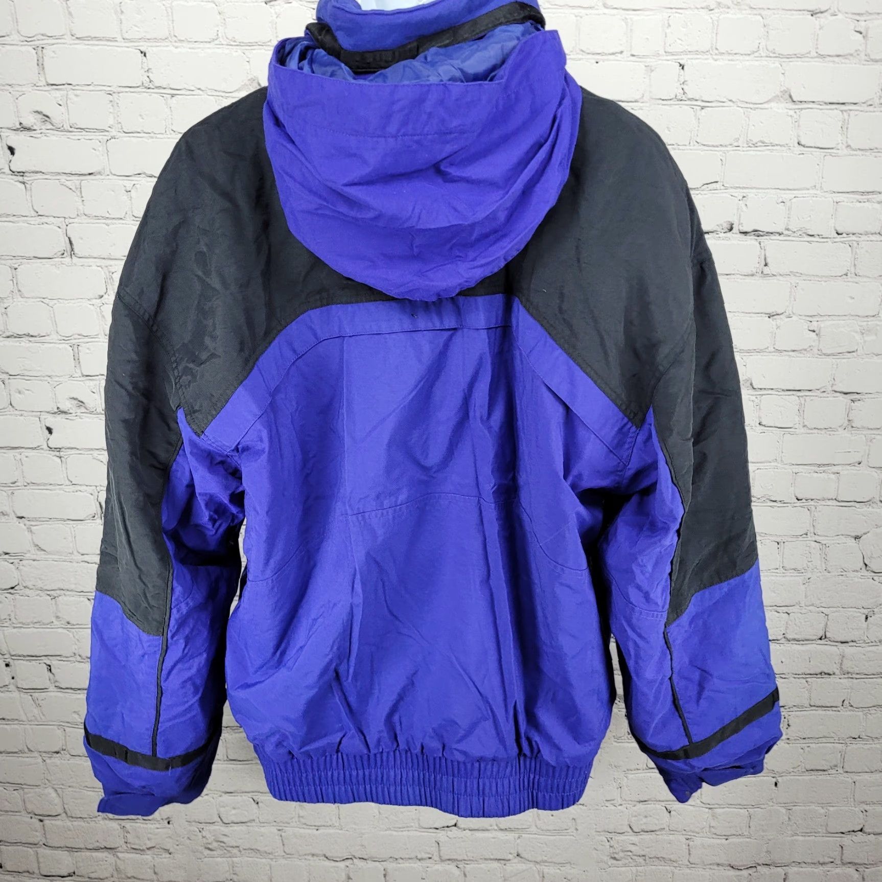 Vintage VINTAGE TYROLIA TYROLIA Celtech Waterproof Hooded Insulated Ski Jacket Large L Blue Men Jacket Size US L / EU 52-54 / 3 - 2 Thumbnail