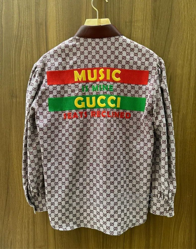 Gucci Gucci Size38 Classic GG printed limited edition music-theme Size US XXS / EU 40 - 1 Thumbnail