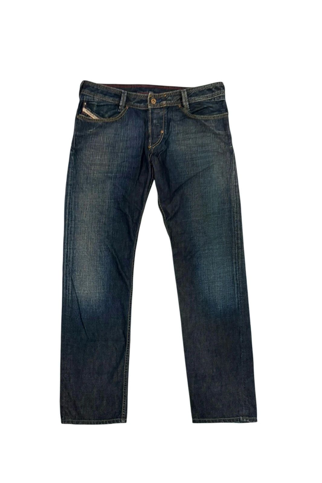 Diesel Japanese Diesel Slammer jeans with leather zips & embroidery Size US 34 / EU 50 - 2 Thumbnail
