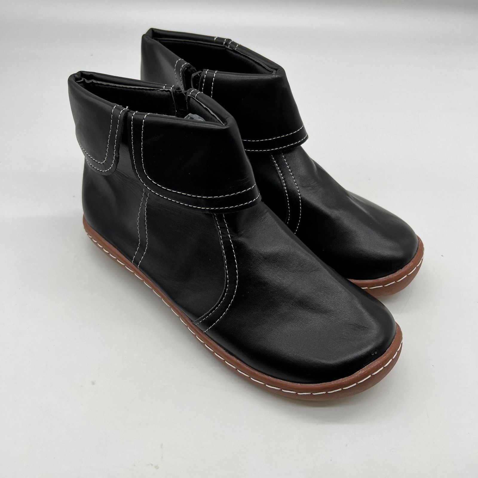 Other Fashion Womens Ankle Boot Comfortable Slip On Flat Booties Size US 9 / IT 39 - 2 Thumbnail