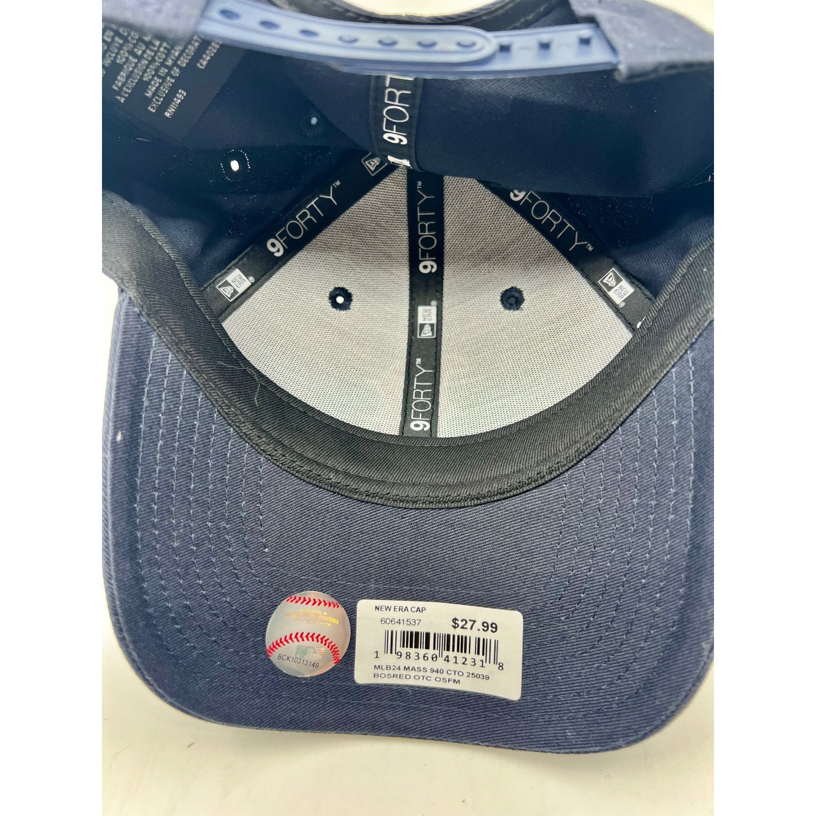 New Era Boston Red Sox New Era 9Fifty Adj Hat Navy Color/ Red B Logo Size ONE SIZE - 3 Thumbnail