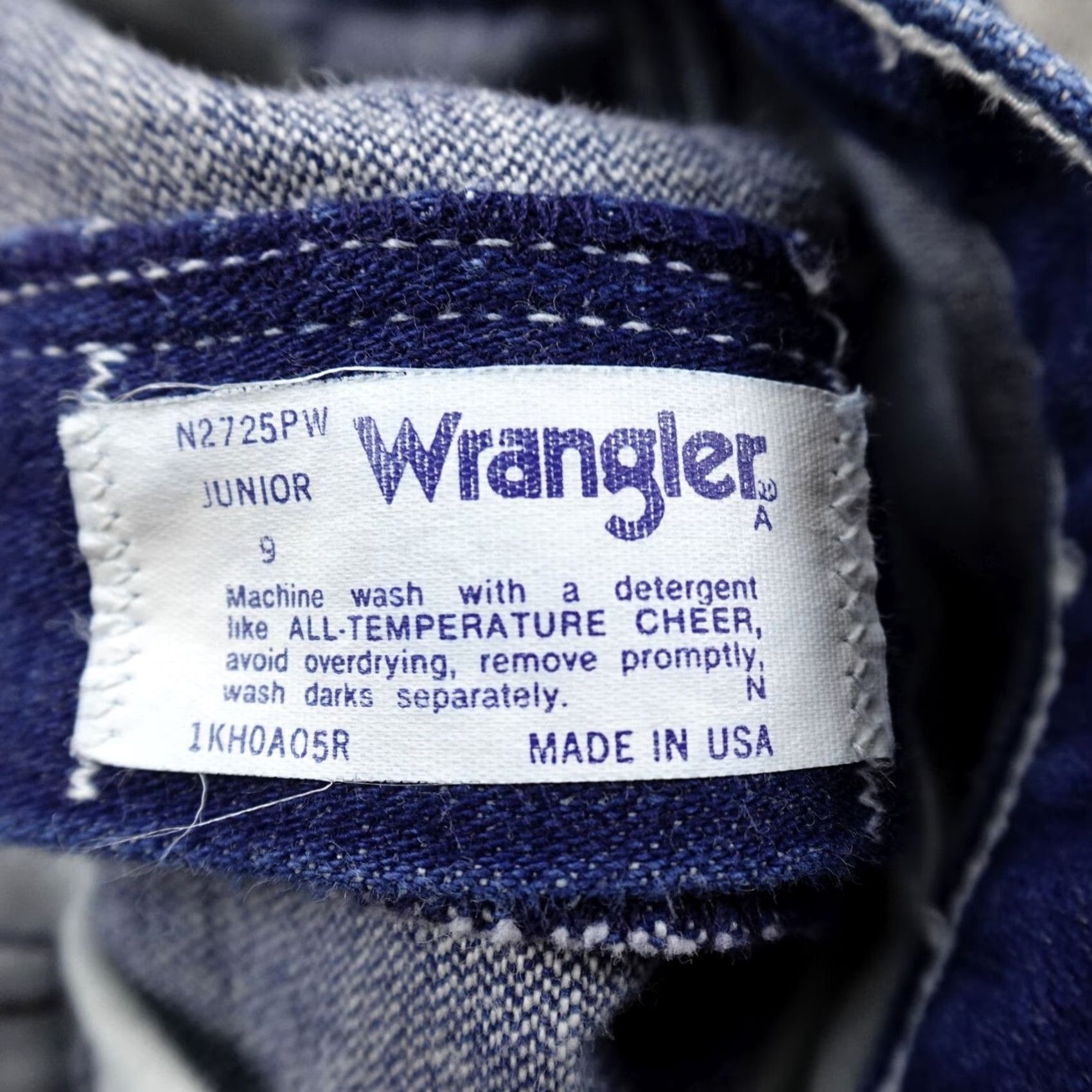Wrangler VINTAGE Wrangler Jeans Womens 9 Dark Blue Denim Pants High Rise Western Cowboy USA Jeans Size 30" / US 8 / IT 44 - 7 Thumbnail