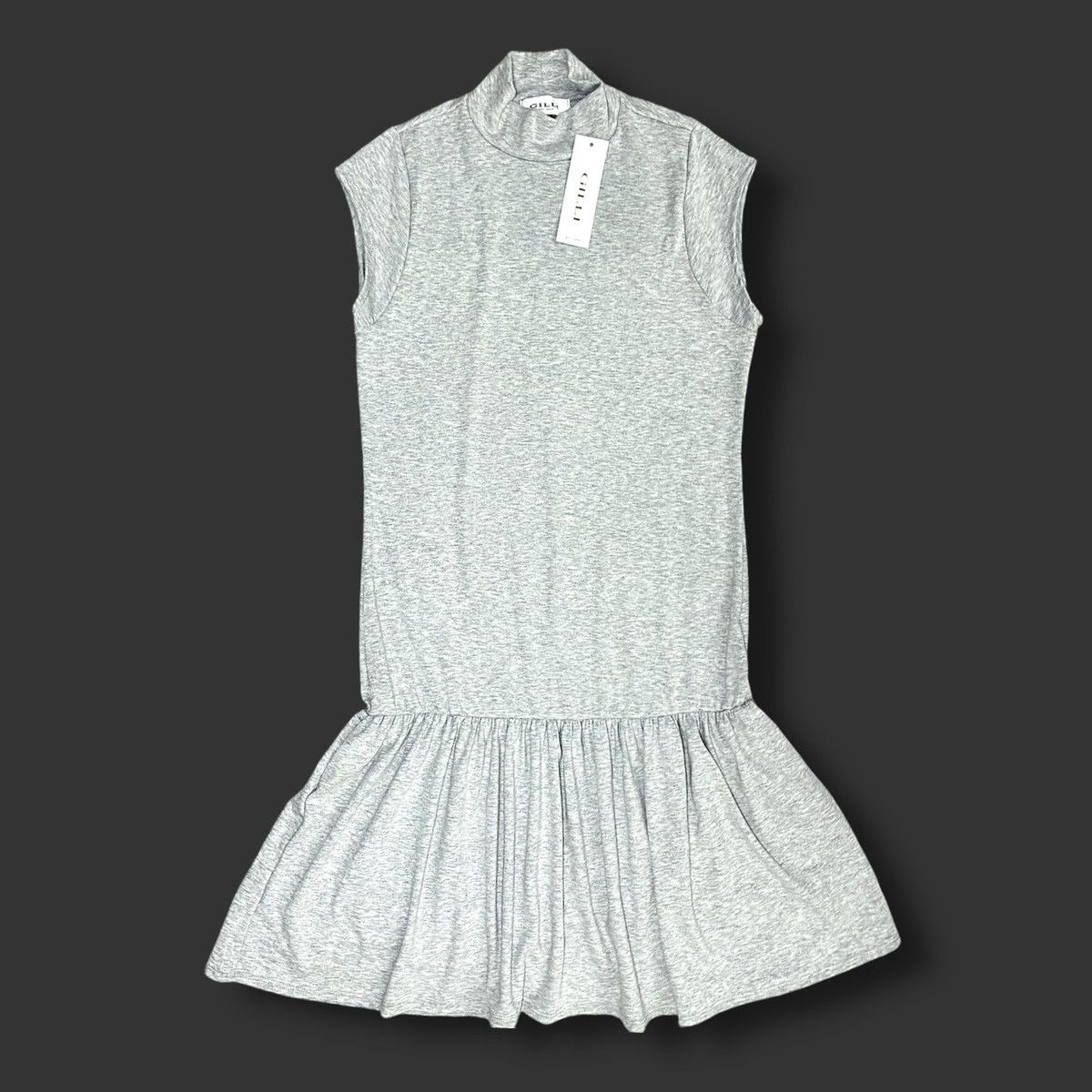 Other Gilli Women’s Gray Short Sleeve Drop Waist Mini Dress Sz M Size M / US 6-8 / IT 42-44 - 5 Thumbnail