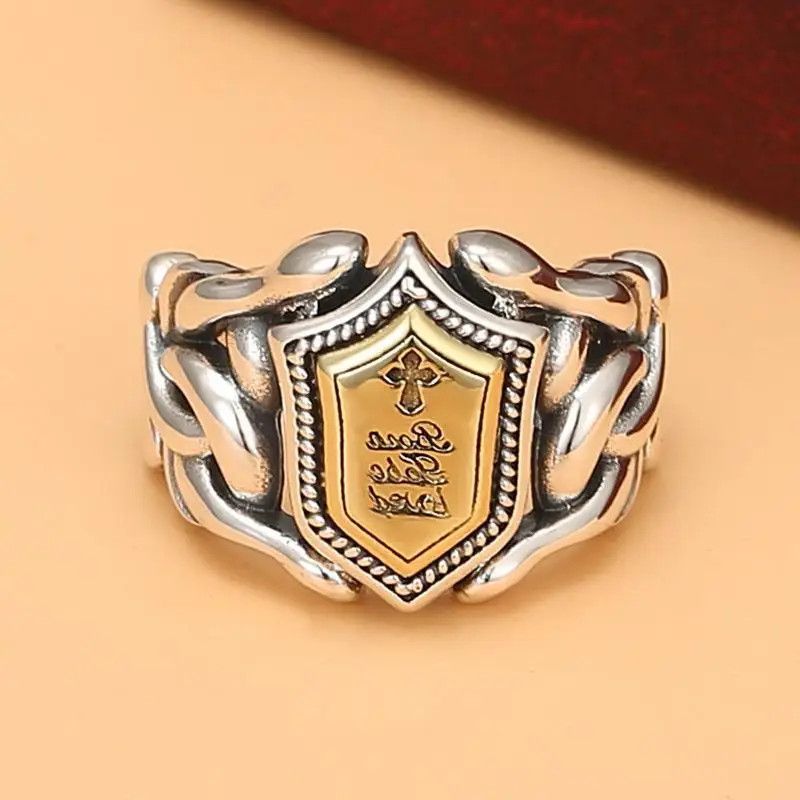 Japanese Brand × Jewelry × Vintage retro personality cross eating Ring Size ONE SIZE - 2 Thumbnail