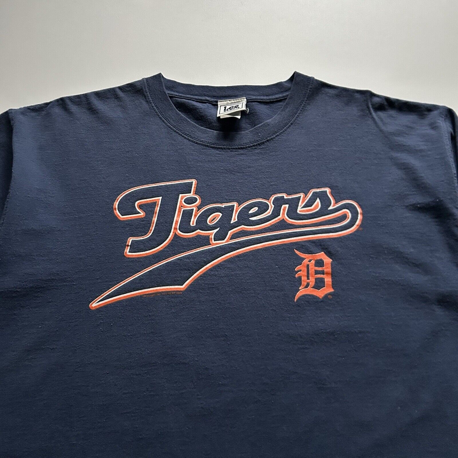 Lee Vintage Y2K Detroit Tigers MLB T Shirt 2XL Lee Sport Faded Size US XXL / EU 58 / 5 - 2 Thumbnail