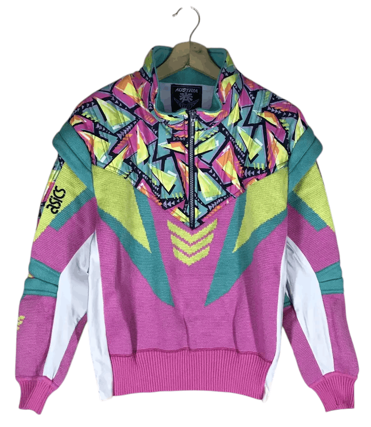 Asics Vintage 80's Austria Asics Ski Jackets Size M / US 6-8 / IT 42-44 - 1 Thumbnail