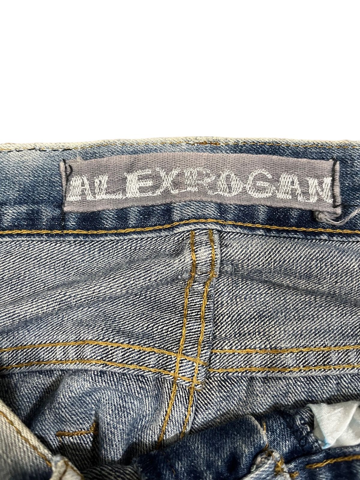 If Six Was Nine × Yasuyuki Ishii Vintage Alex Rogan Acid Wash Ripped Distressed Denim Size US 34 / EU 50 - 5 Thumbnail