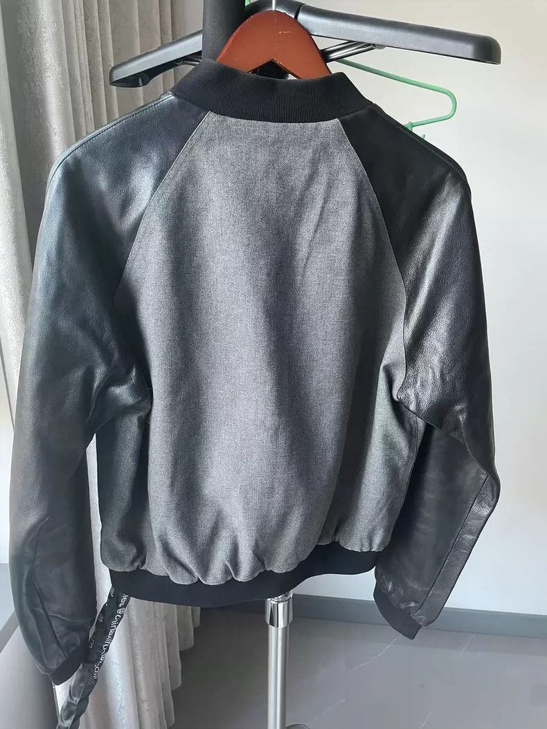 Saint Laurent Paris Saint Laurent Paris Grey split leather jacket-2506 Size US M / EU 48-50 / 2 - 2 Thumbnail