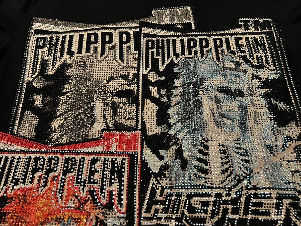 Other PHILIPP PLEIN Platinum Cut - Skulls Spell Out All Over Print Size US L / EU 52-54 / 3 - 2 Thumbnail