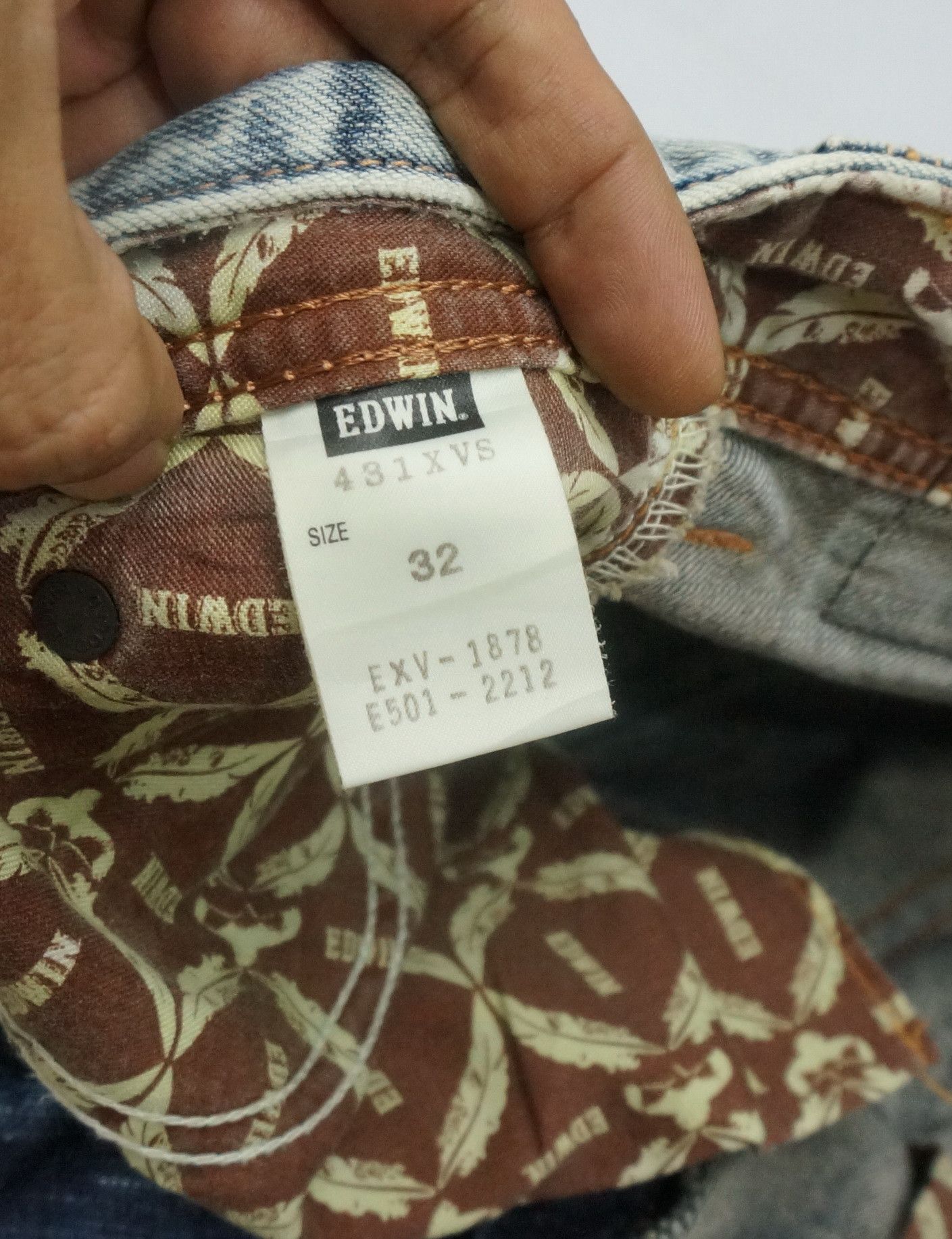 Edwin 🔥 Edwin Exclusive Vintage XVS EXV1878 Flared Bootcut Jeans Size US 34 / EU 50 - 7 Thumbnail