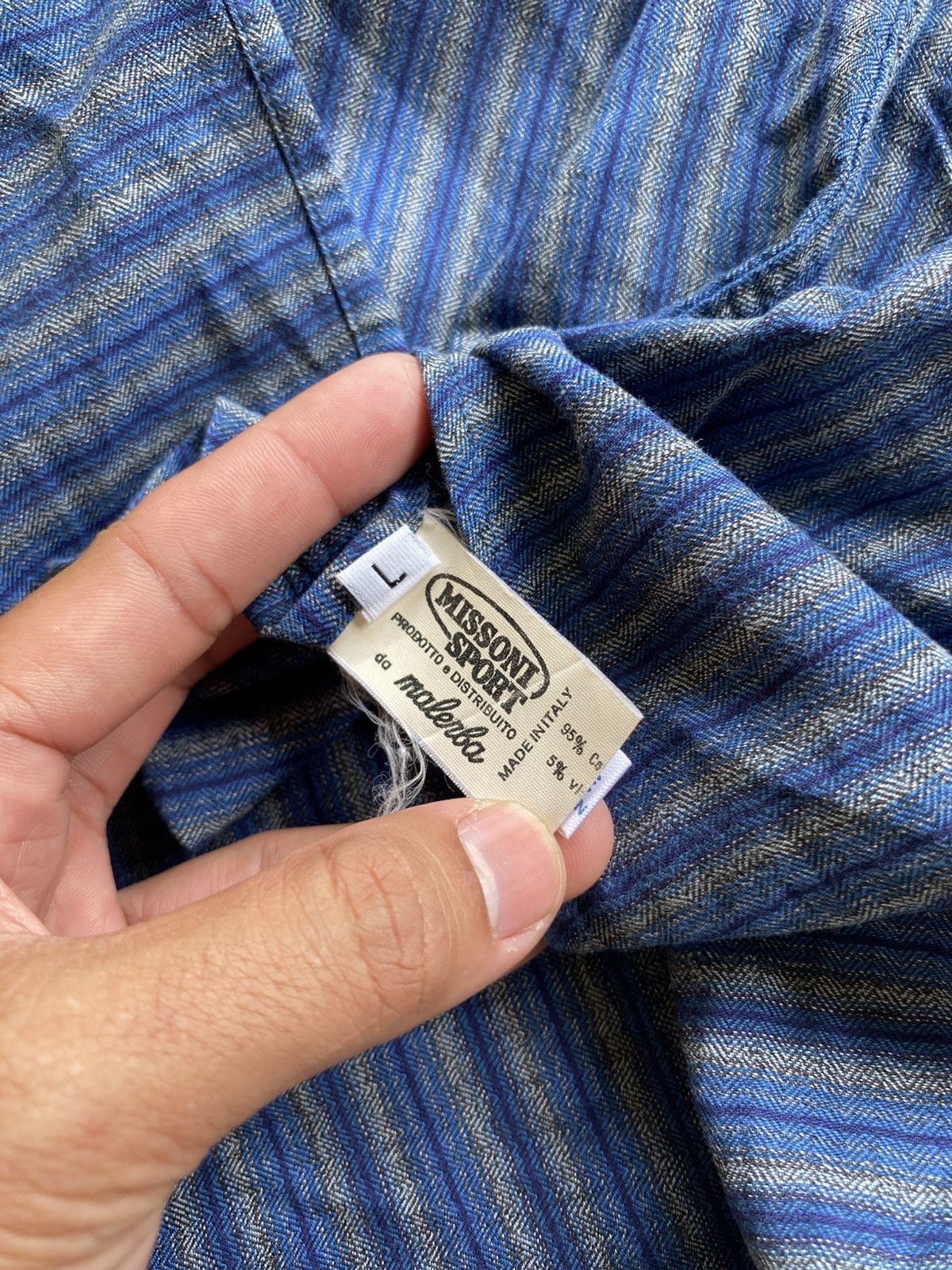 Missoni × Vintage Vintage Missoni Shirt Size US L / EU 52-54 / 3 - 7 Thumbnail