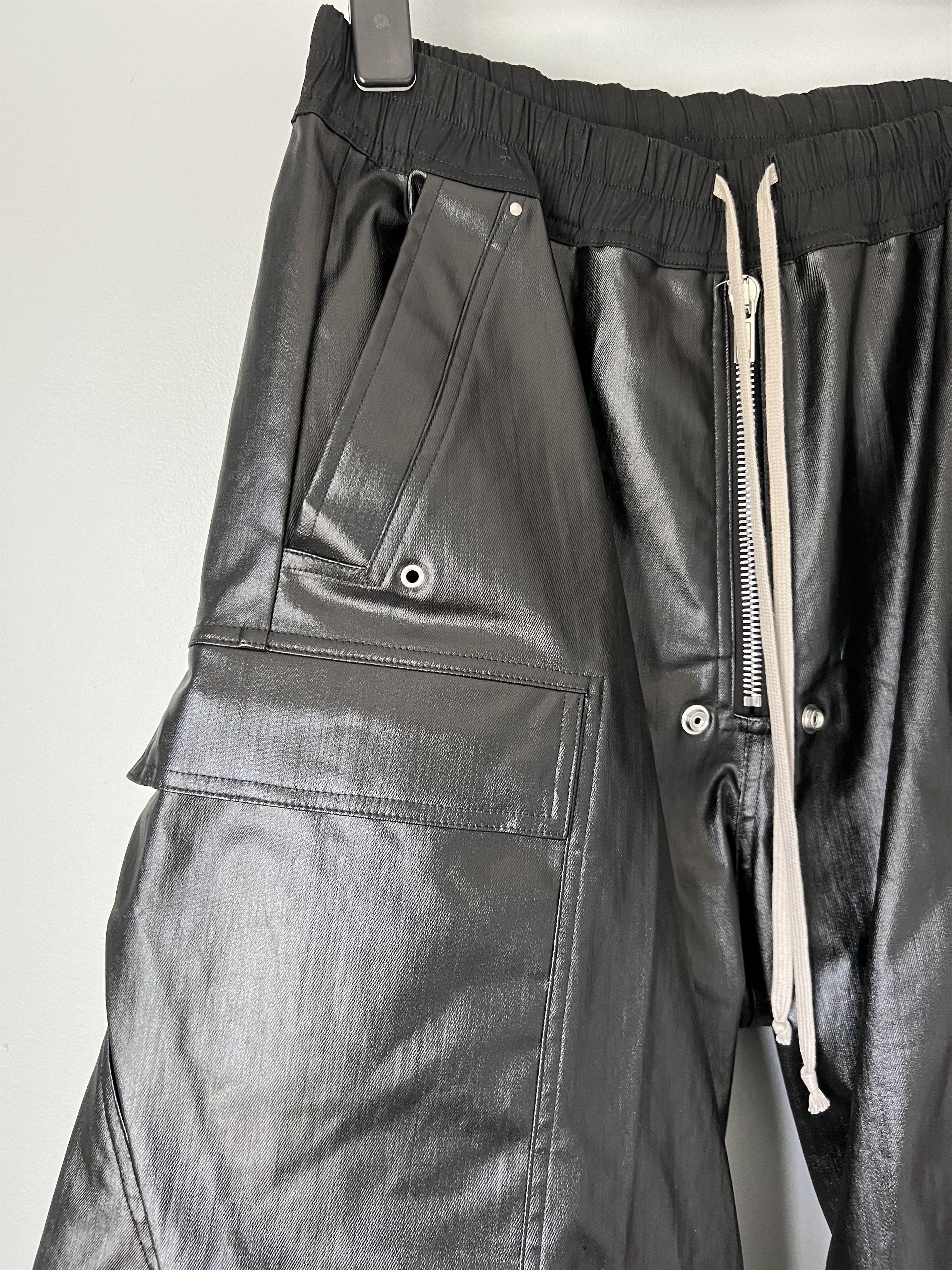 Rick Owens Rick Owens Denim Cargobelas in Black Metallic Size US 34 / EU 50 - 4 Thumbnail