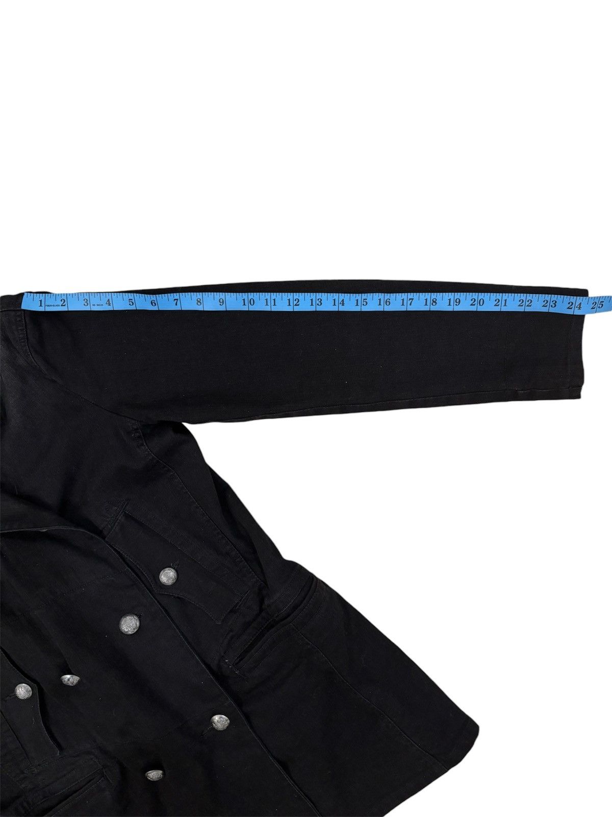 Lauren Ralph Lauren LRL Ralph Lauren Black Denim Double Breasted Pea Coat Men M Size US M / EU 48-50 / 2 - 8 Thumbnail