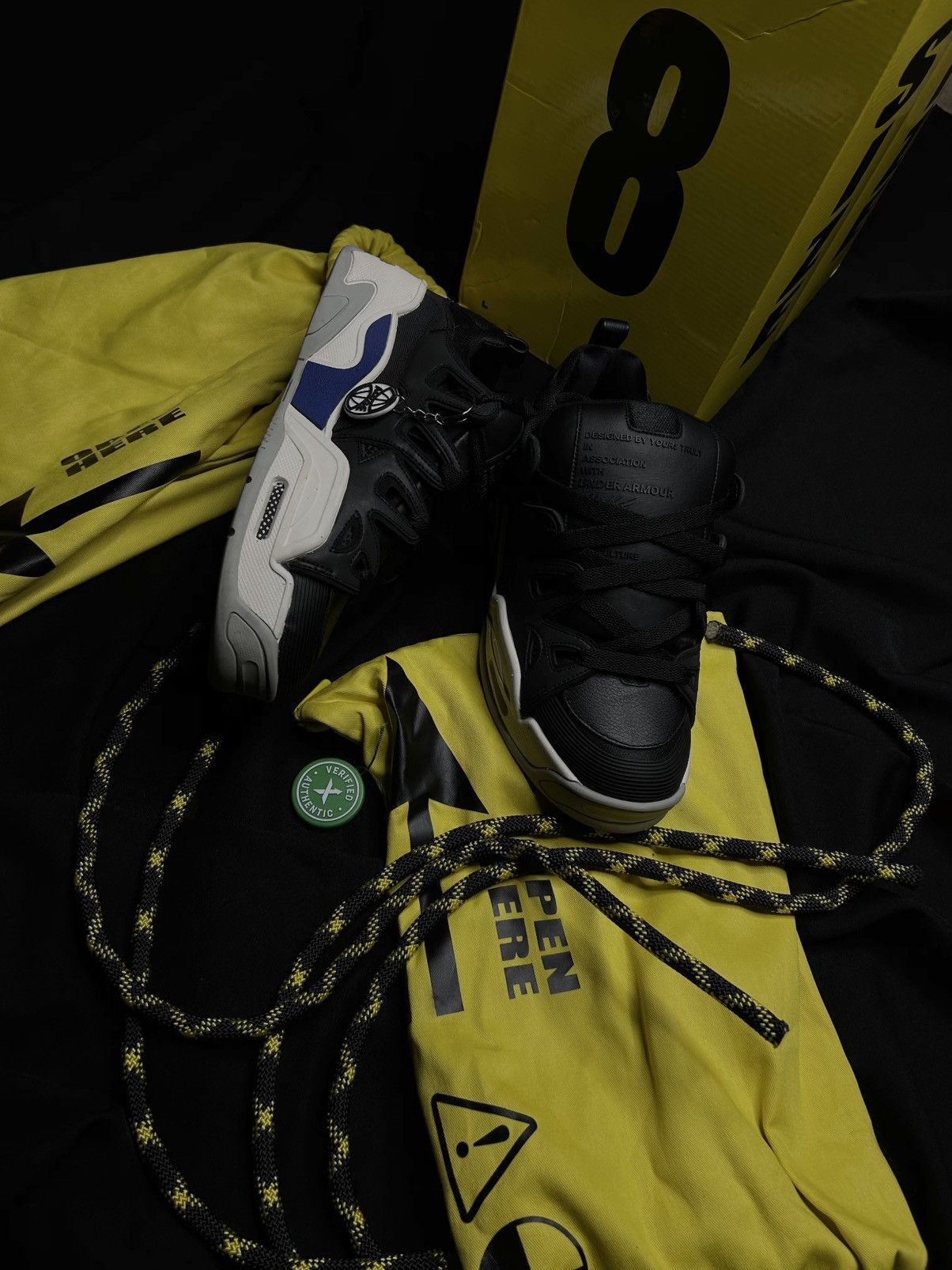 AWGE × Under Armour AWGE x Under Armour SRLo ‘Black Blue’ Size US 8 / EU 41 - 2 Thumbnail