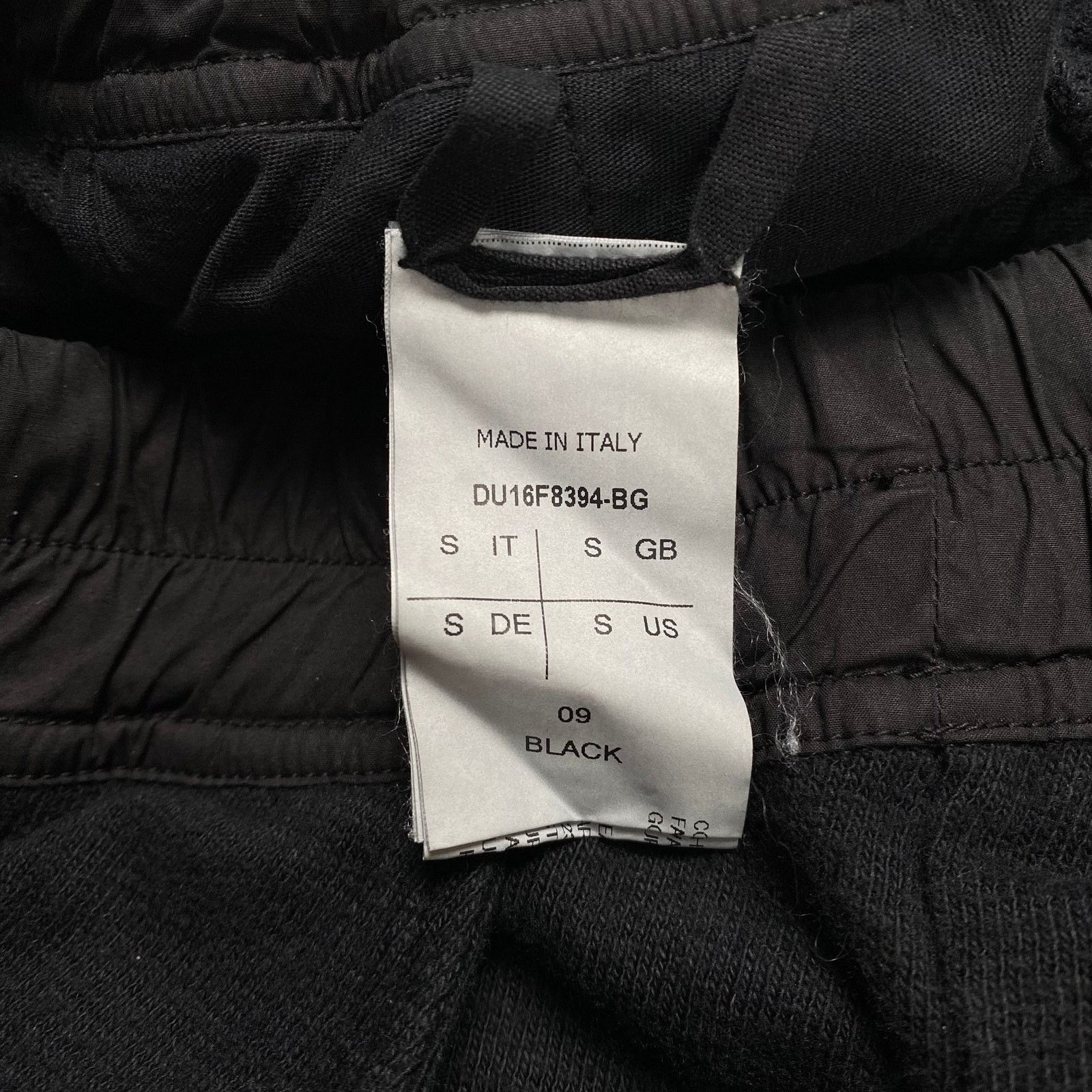 Rick Owens Rick Owens Black Darkshdw Joggers Size US 32 / EU 48 - 6 Thumbnail