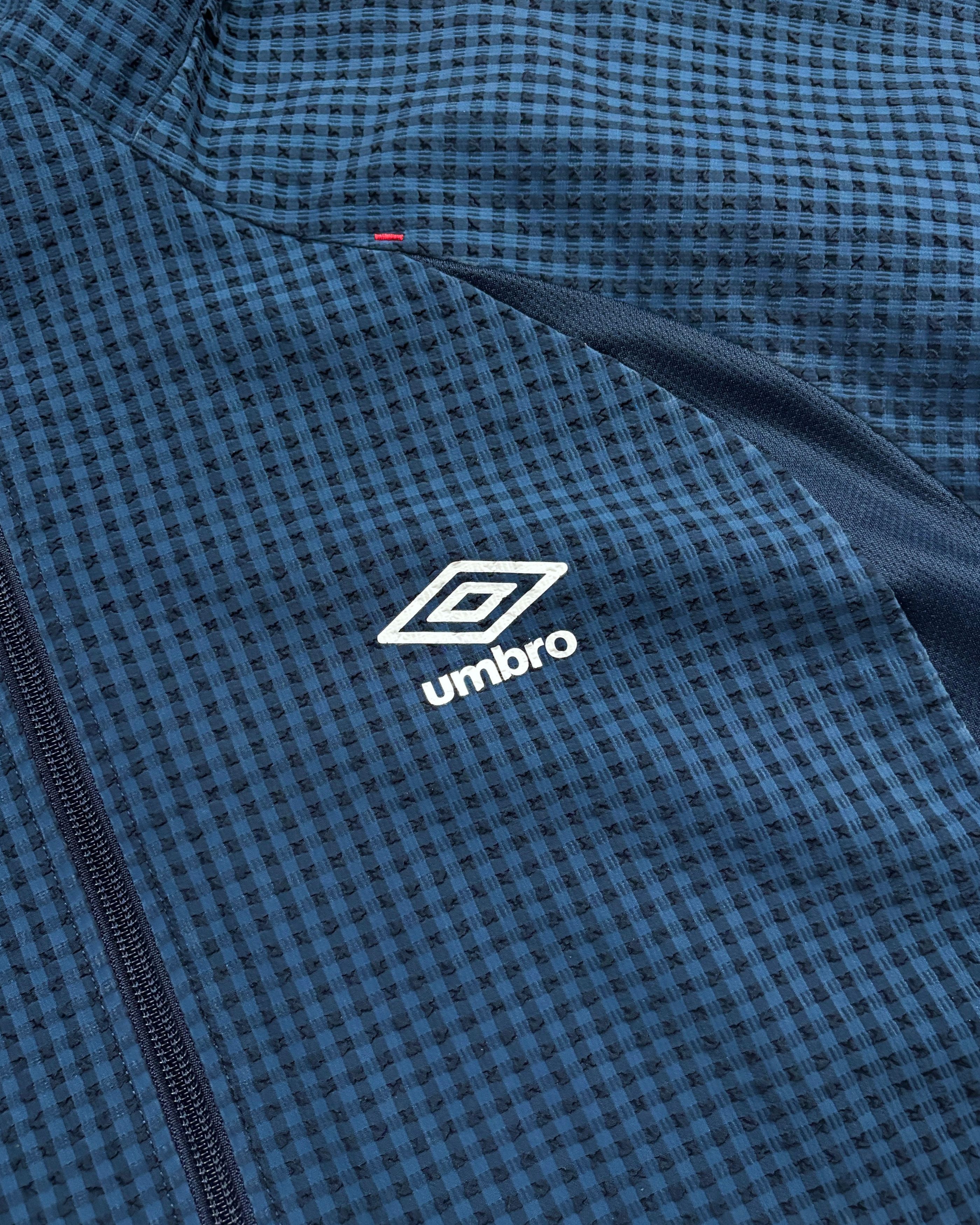 Palace × Umbro Umbro Check Track Plaid Jacket Navy Size US M / EU 48-50 / 2 - 6 Thumbnail