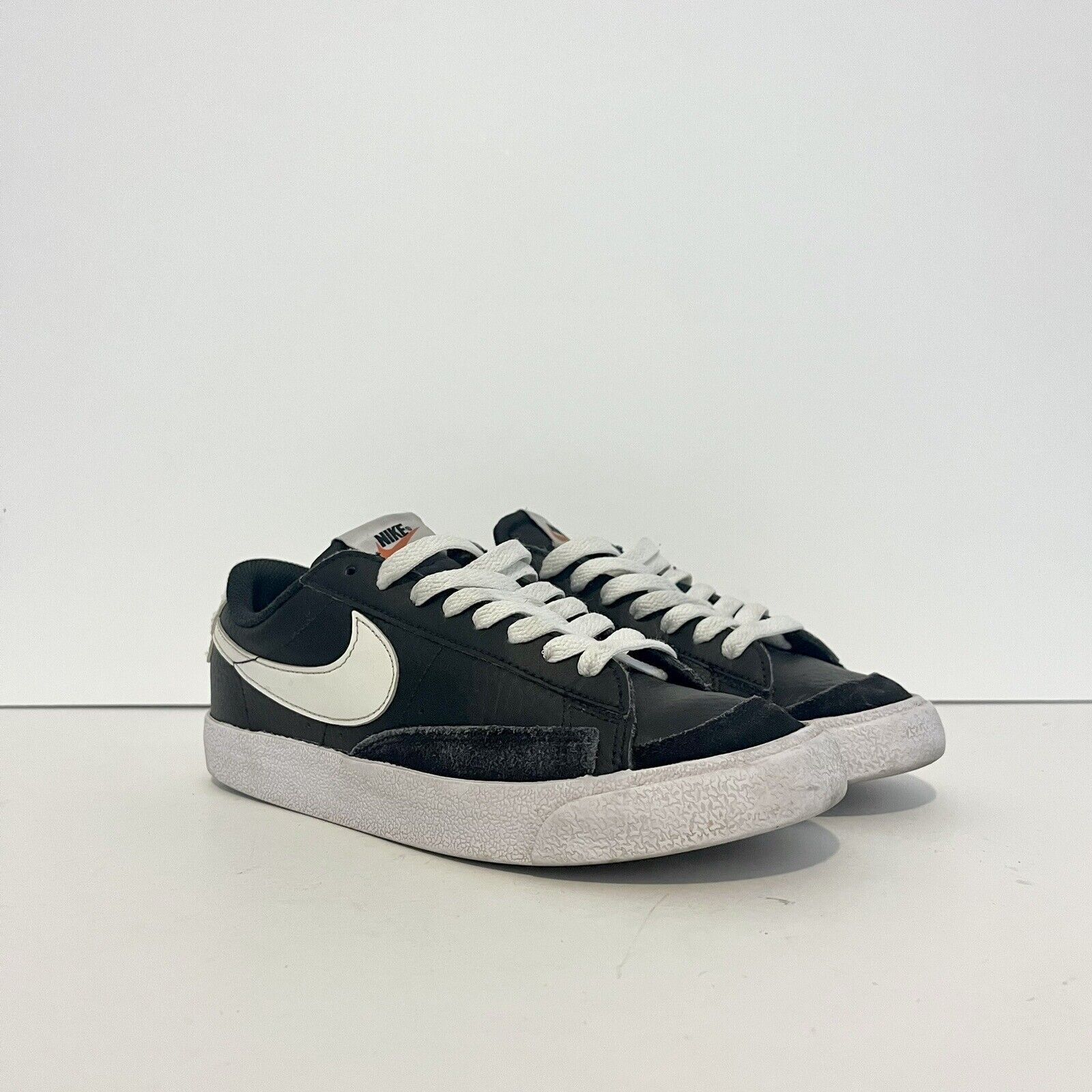 Nike 2021 Nike Blazer Low ‘77 GS Leather Vtg DA4074-002 Sz 5.5Y Size US 7 / IT 37 - 3 Thumbnail
