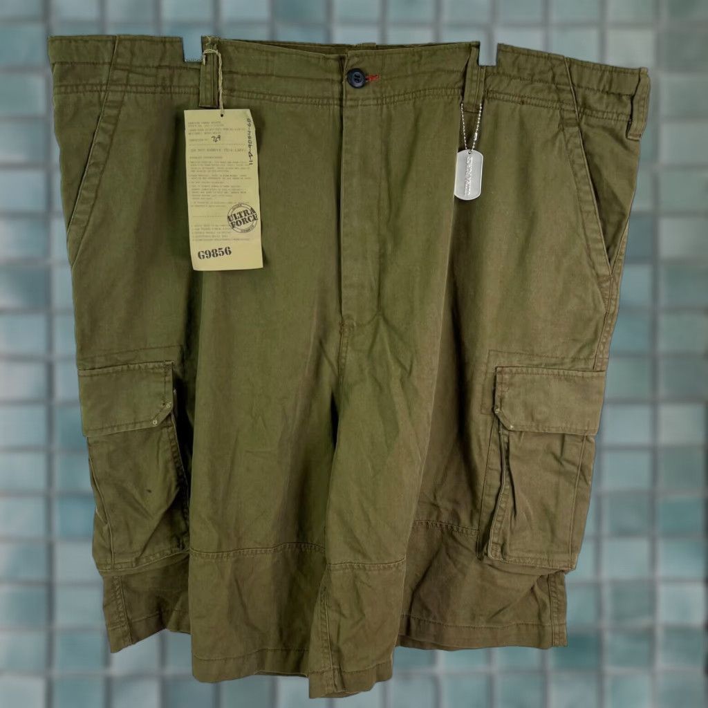 Rothco Rothco Cargo Shorts Mens 2XL Green 46" Waist 11" Inseam Cargo Tactical Water Resistant Breathable Belted Army Mens Size US 39 - 1 Thumbnail