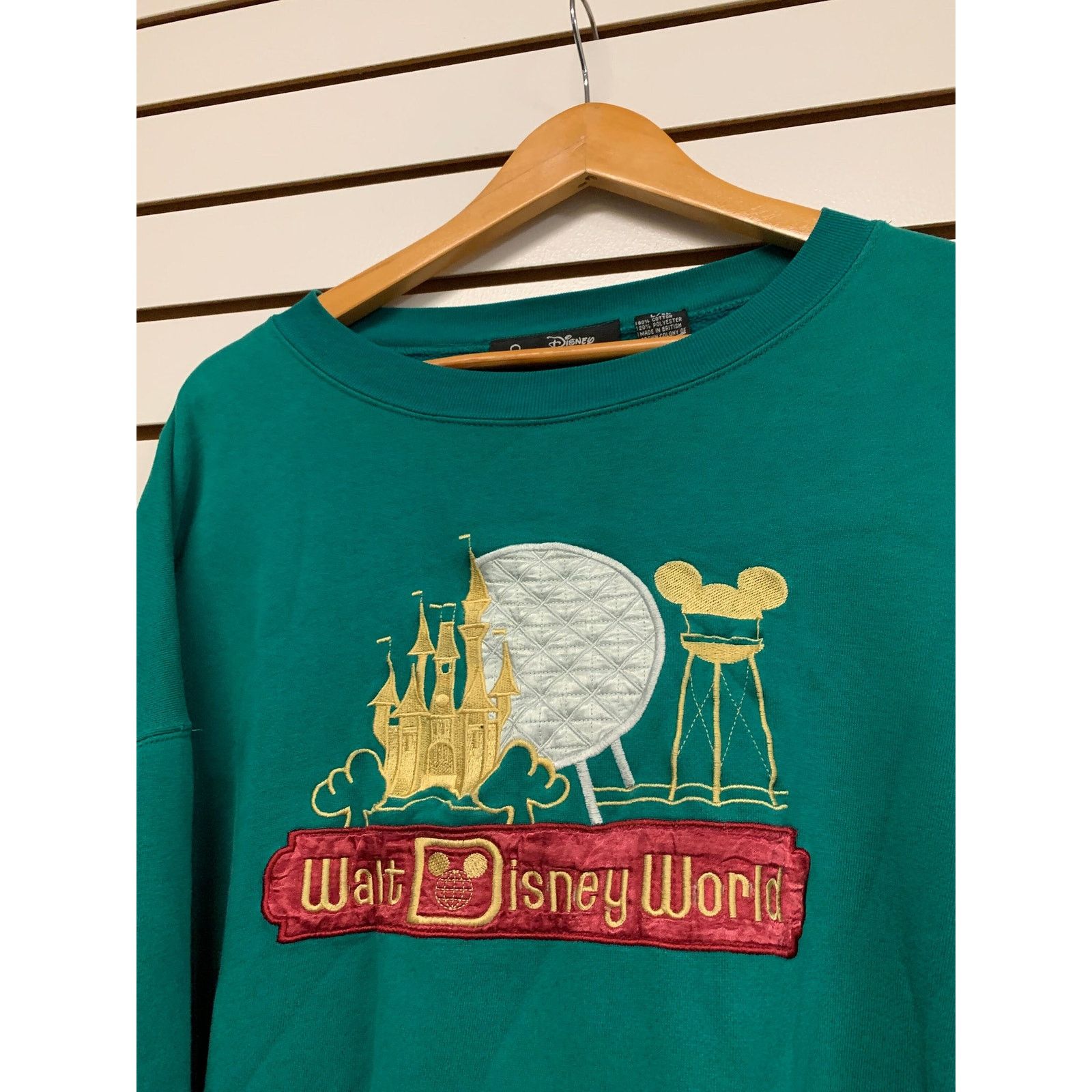 Disney Vintage Walt Disney World Sweatshirt size L/XL 1990s 80s Size US L / EU 52-54 / 3 - 5 Thumbnail