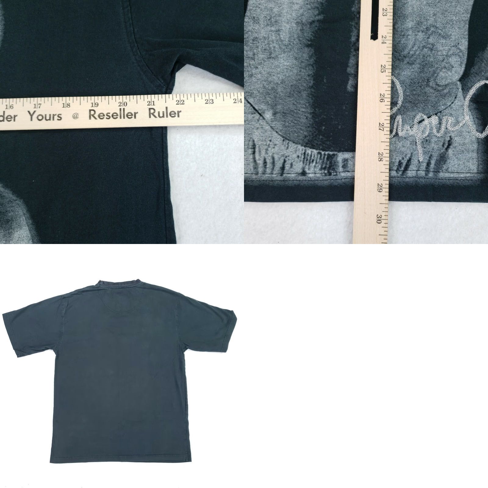 Vintage VINTAGE Tupac Makaveli T-Shirt Mens Large Black Half Body Portrait 90s Tee Size US L / EU 52-54 / 3 - 8 Thumbnail