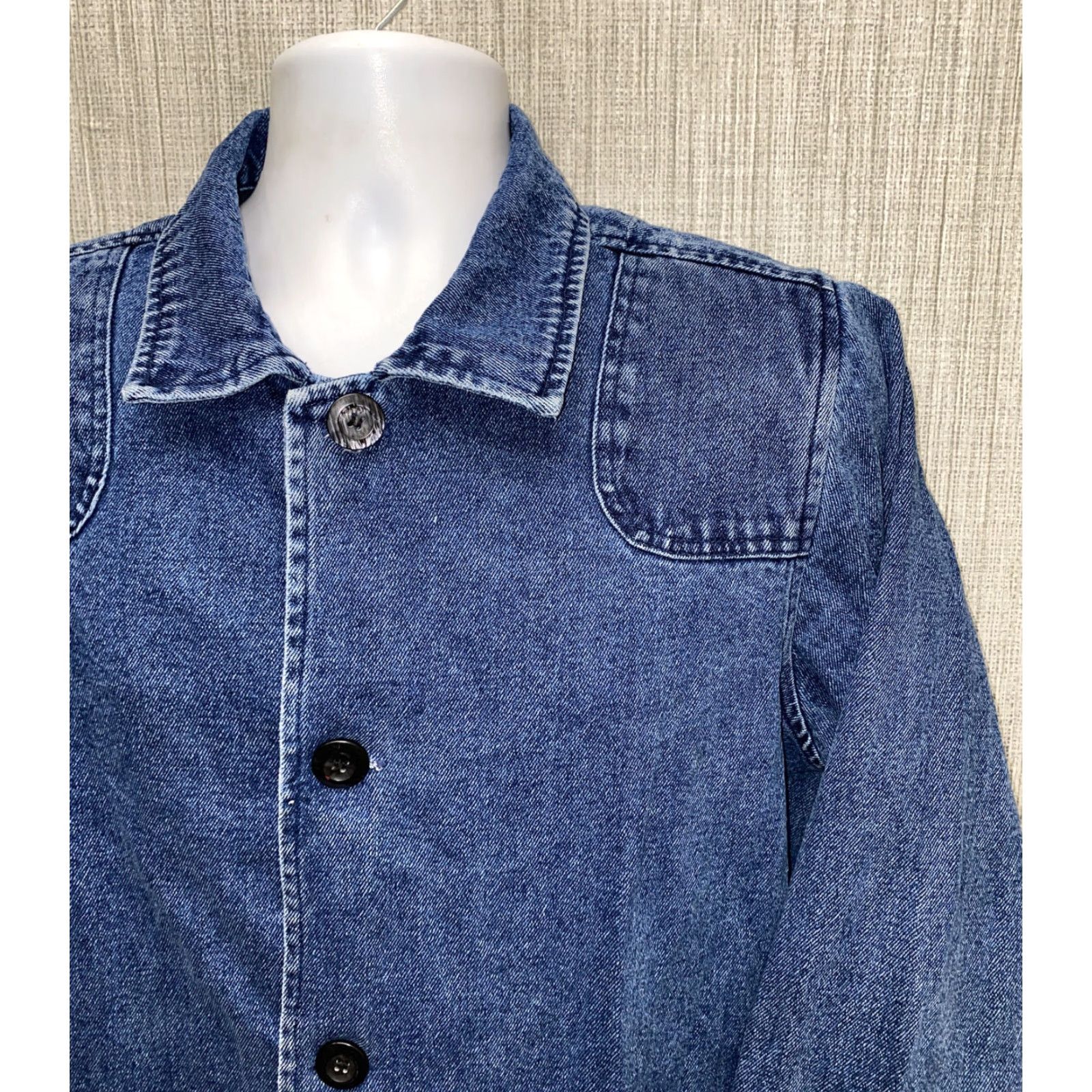 Lee Lee Valley Denim Jacket Mens Size S Blue Cotton Button Front Casual Size US 29 - 2 Thumbnail
