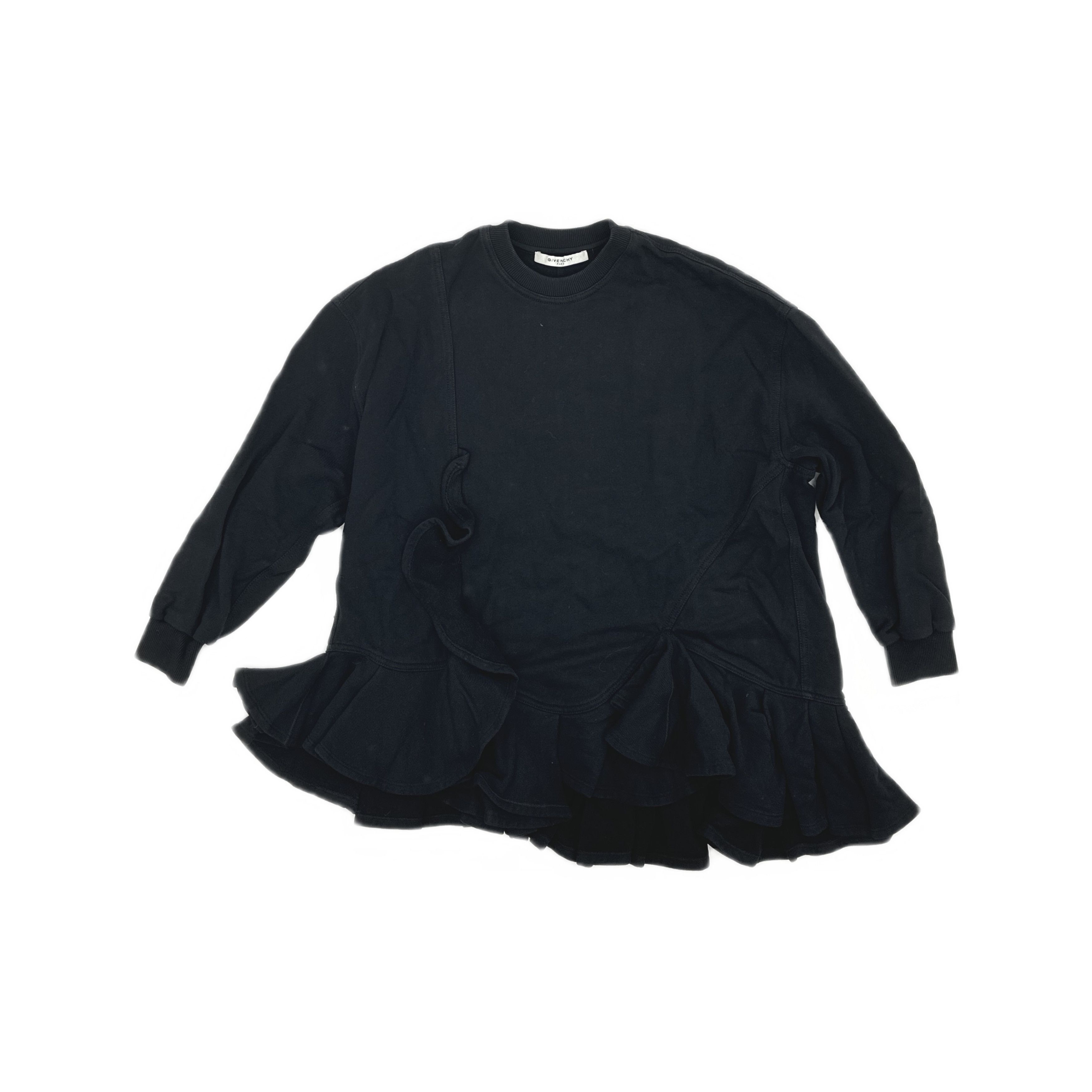 Givenchy Givenchy Ruffle Hem Sweatshirt Size XS Size XS / US 0-2 / IT 36-38 - 1 Thumbnail