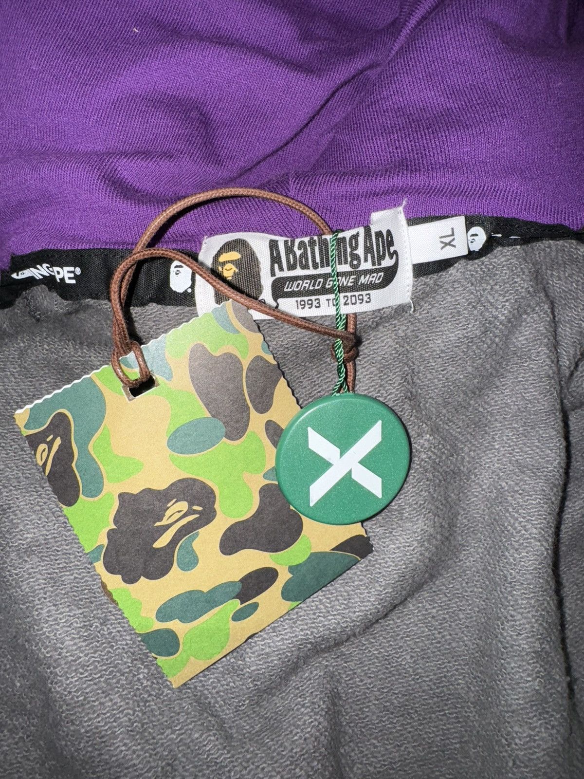 Bape BAPE Tiger Shark Double Hood Full Zip Black Men’s XL (NWT) Size US XL / EU 56 / 4 - 4 Thumbnail