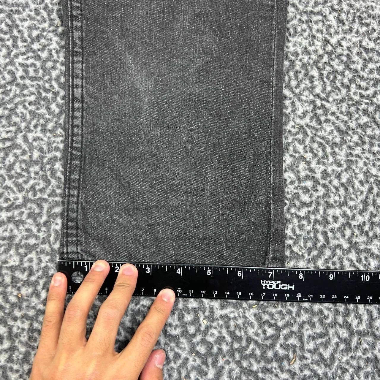 Other Footprint Manufacture Jeans Men 36x33 Black Denim Pants Size US 36 / EU 52 - 3 Thumbnail