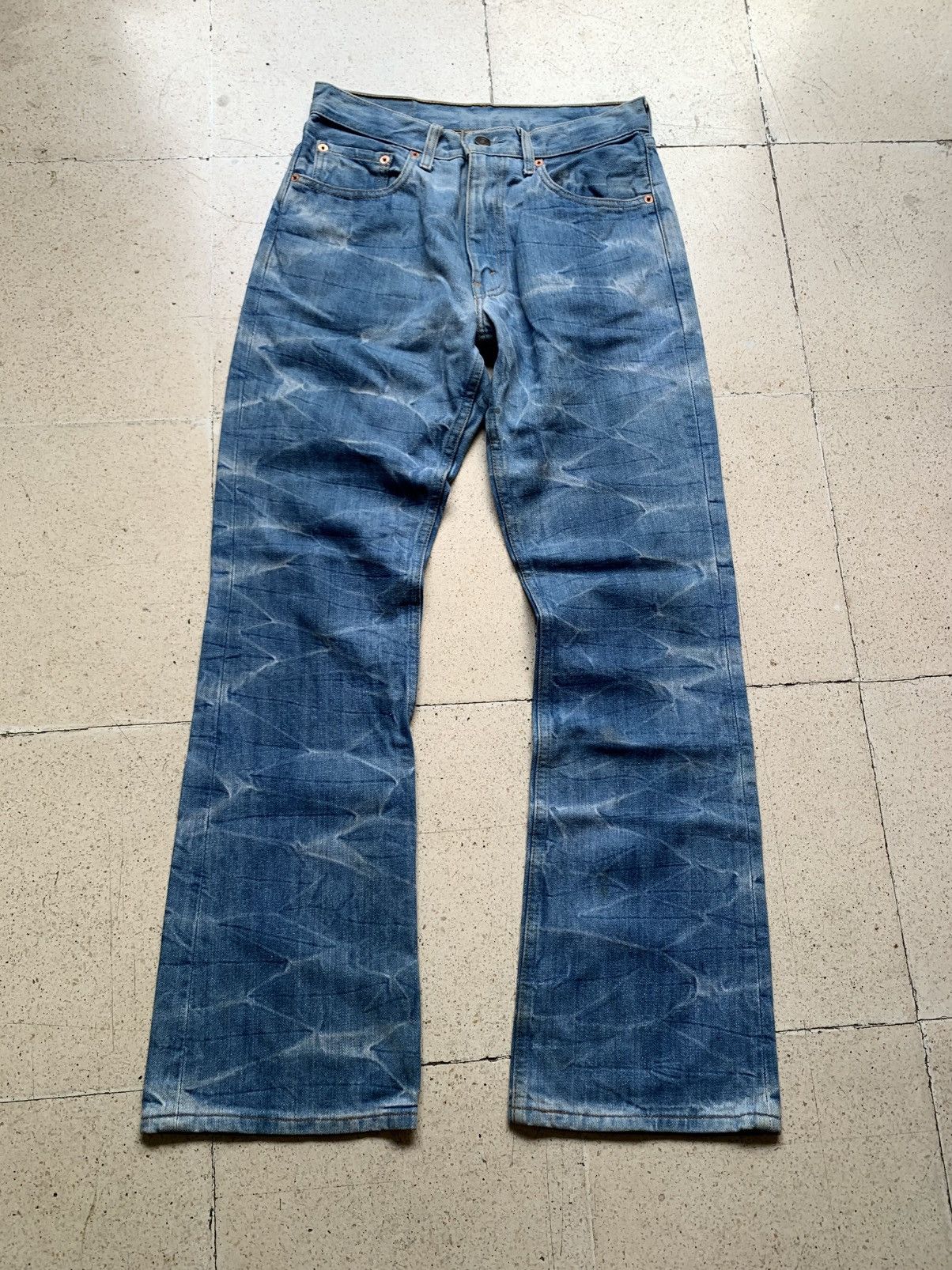 Levi's Vintage Clothing Levi’s flared lightning denim pants Size US 29 - 1 Thumbnail