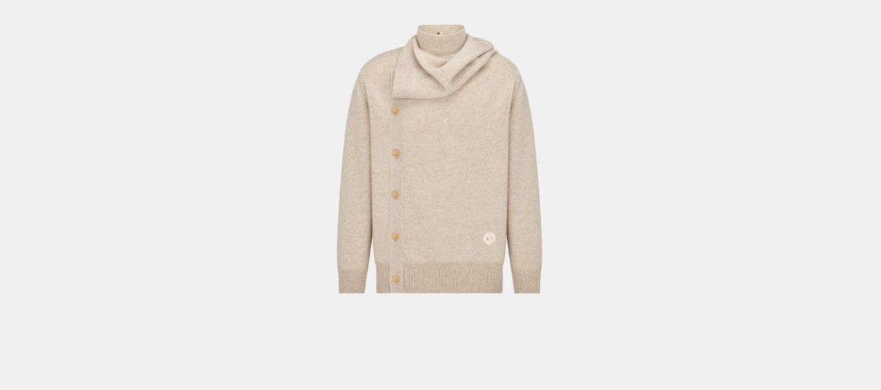 Dior o1w1db10824 Cardigan in Beige Size US XL / EU 56 / 4 - 1 Thumbnail